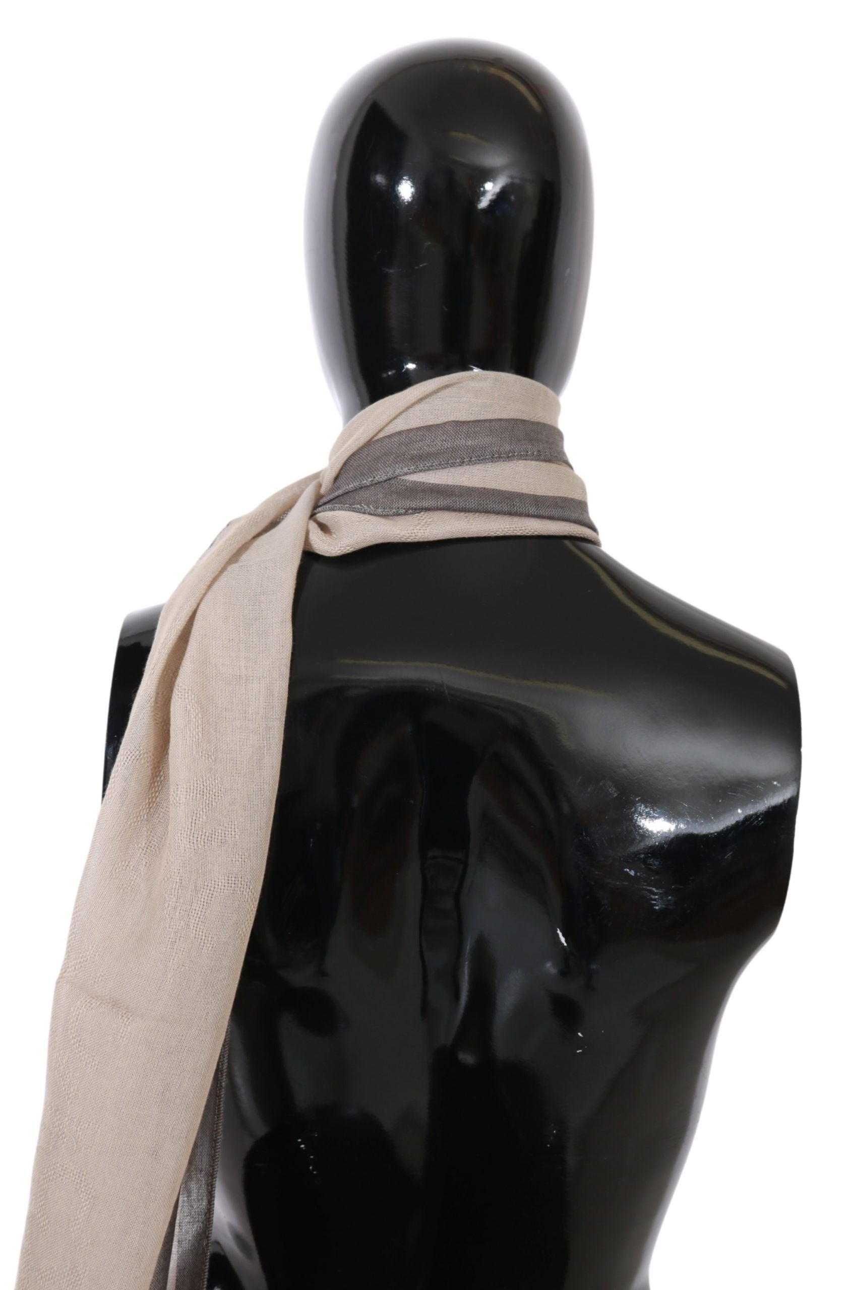 Costume National Elegant Beige Cotton Scarf for Women - ACCEXO