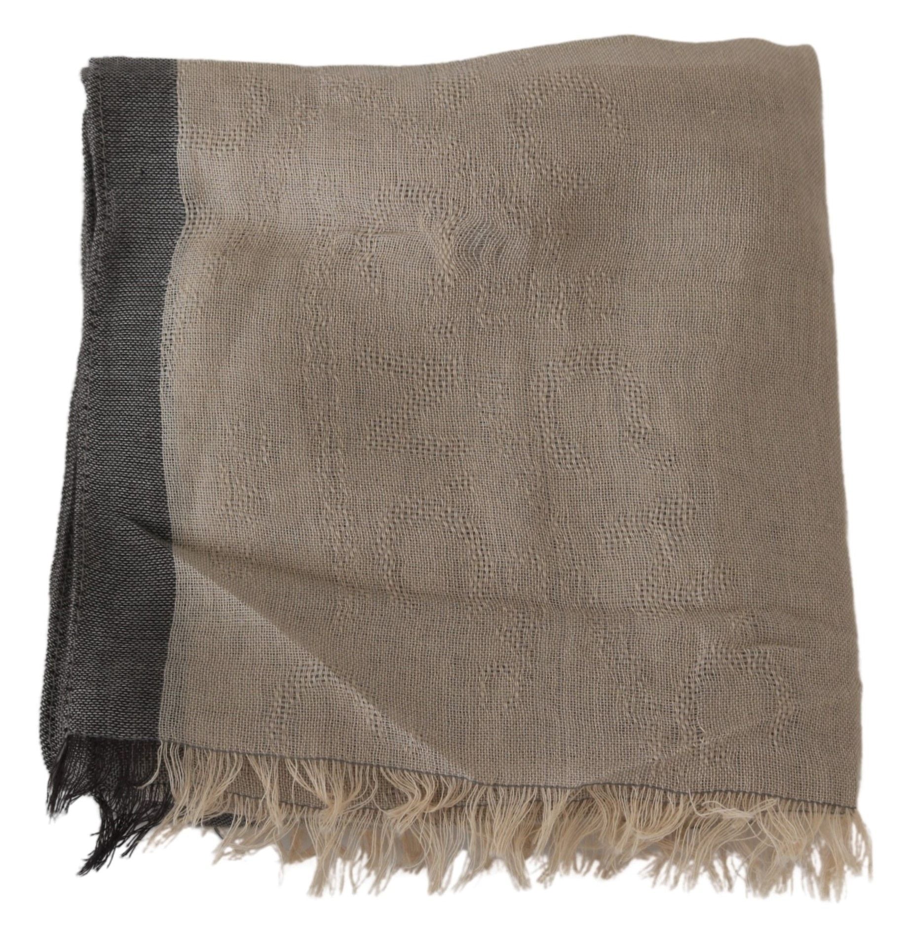 Costume National Elegant Beige Cotton Scarf for Women - ACCEXO
