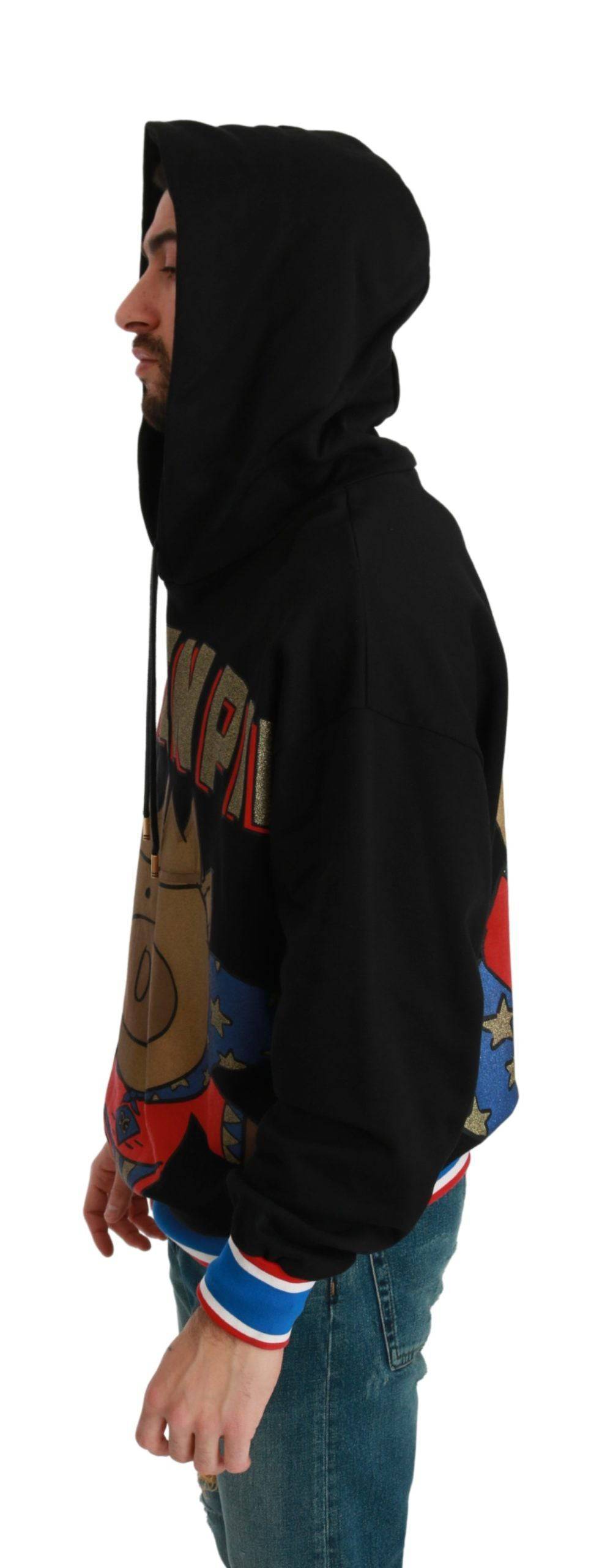 Dolce & Gabbana Elegant Hooded Pullover With Regal Motif - ACCEXO