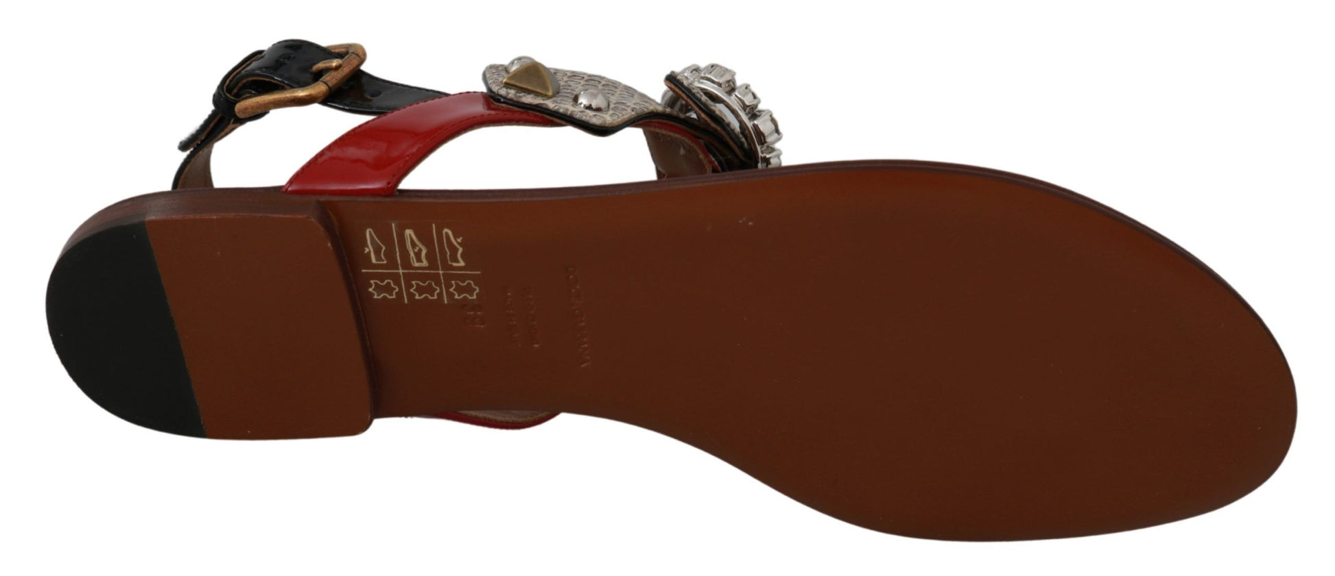 Dolce & Gabbana Elegant Strappy Sandals with Exotic Charm - ACCEXO