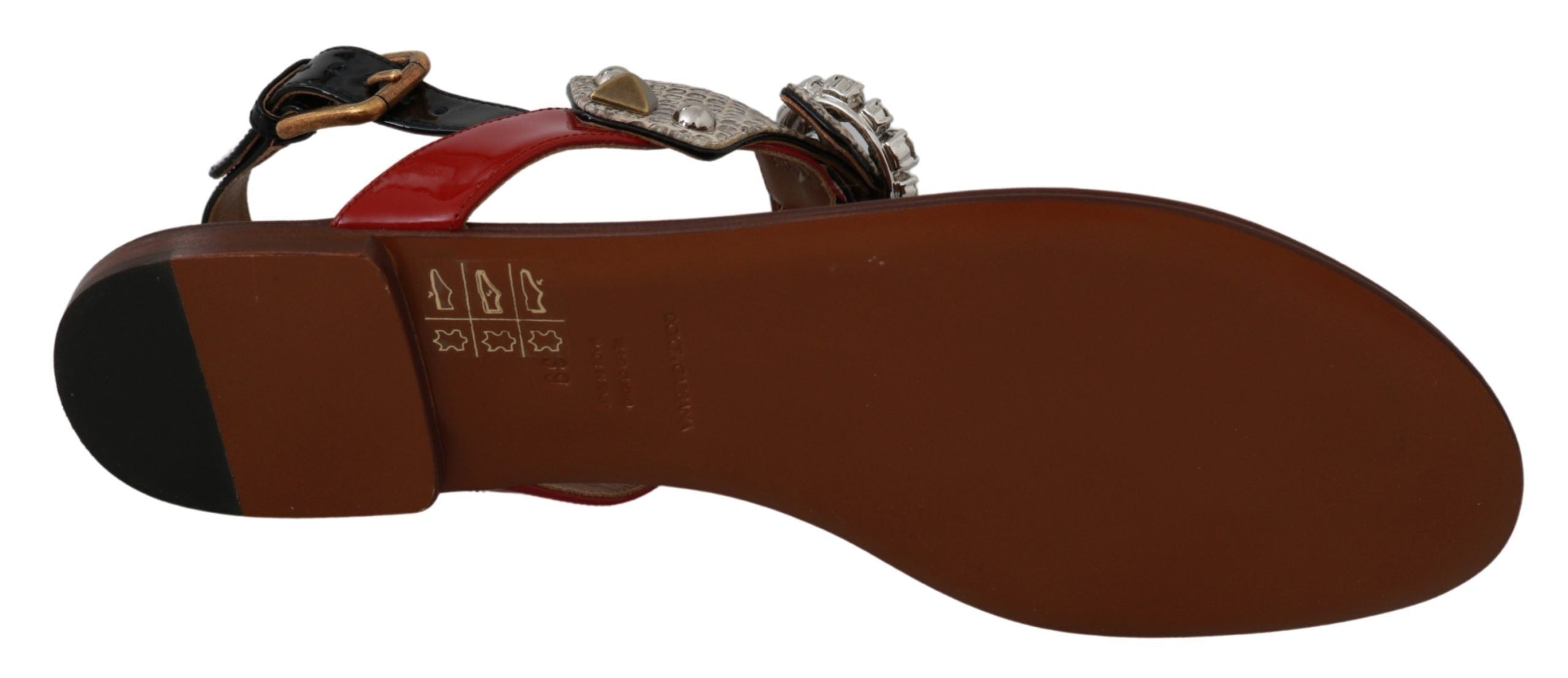 Dolce & Gabbana Elegant Strappy Sandals with Exotic Charm - ACCEXO