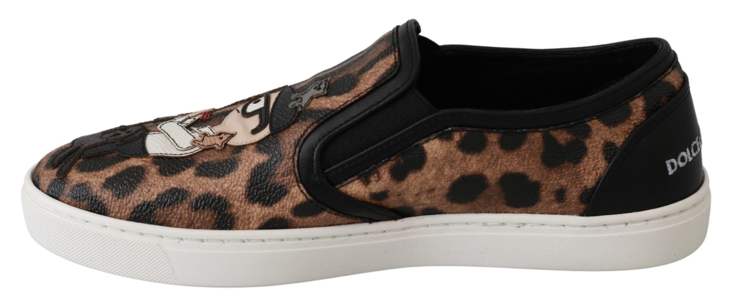 Dolce & Gabbana Chic Leopard Print Loafers for Elegant Comfort - ACCEXO