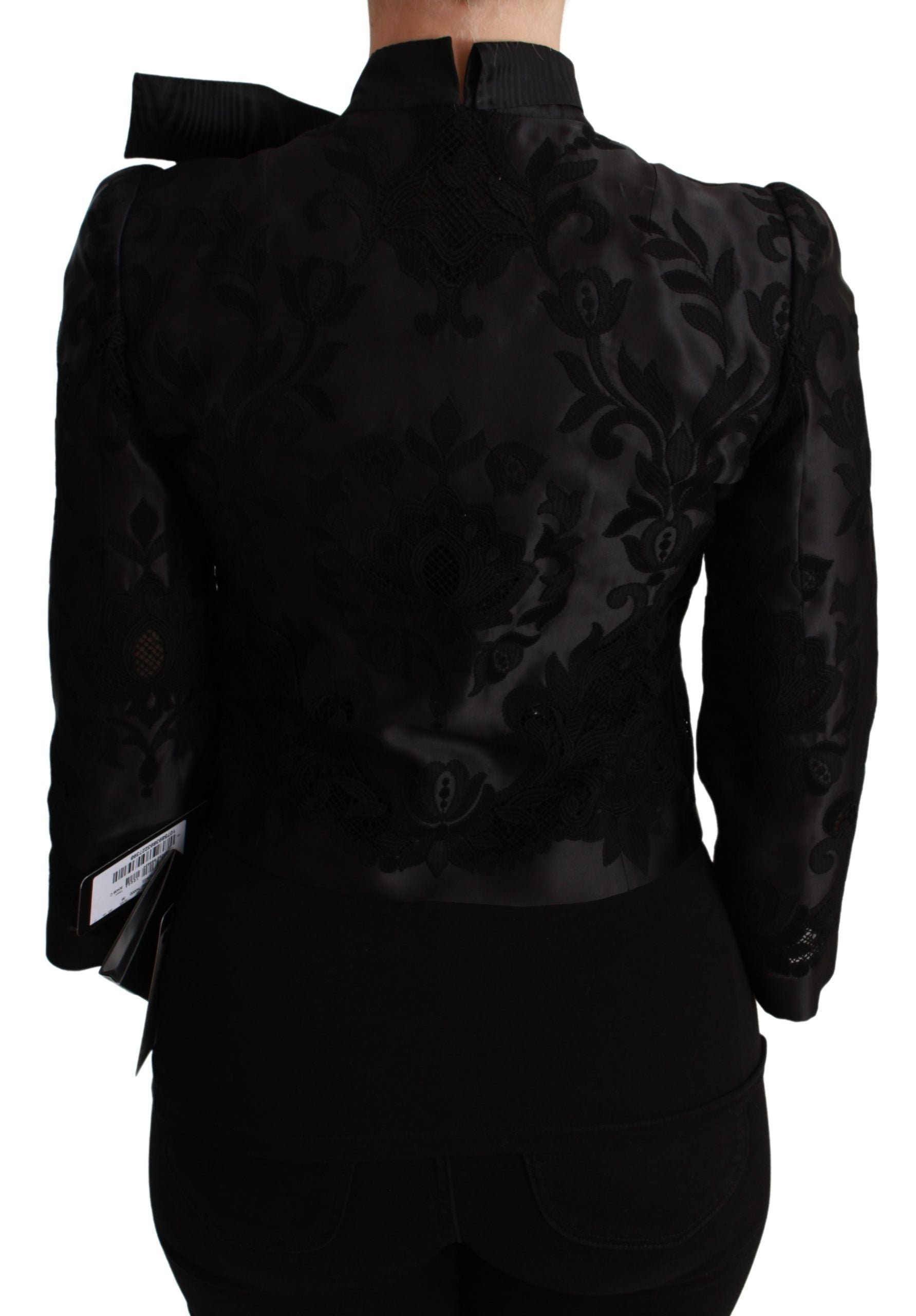 Dolce & Gabbana Exquisite Floral Jacquard Corset Blazer - ACCEXO