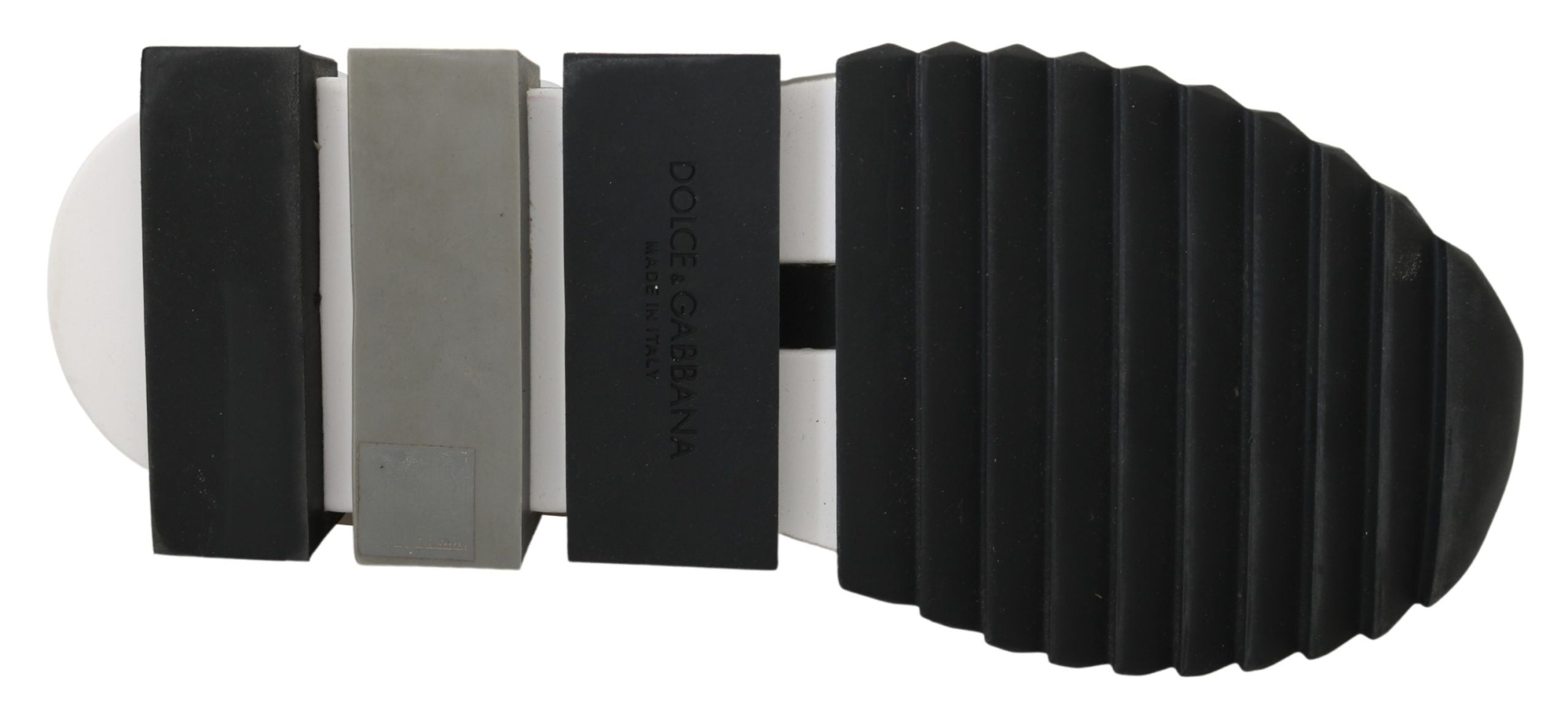 Dolce & Gabbana Black Crystal-Embellished Low Top Sneakers - ACCEXO