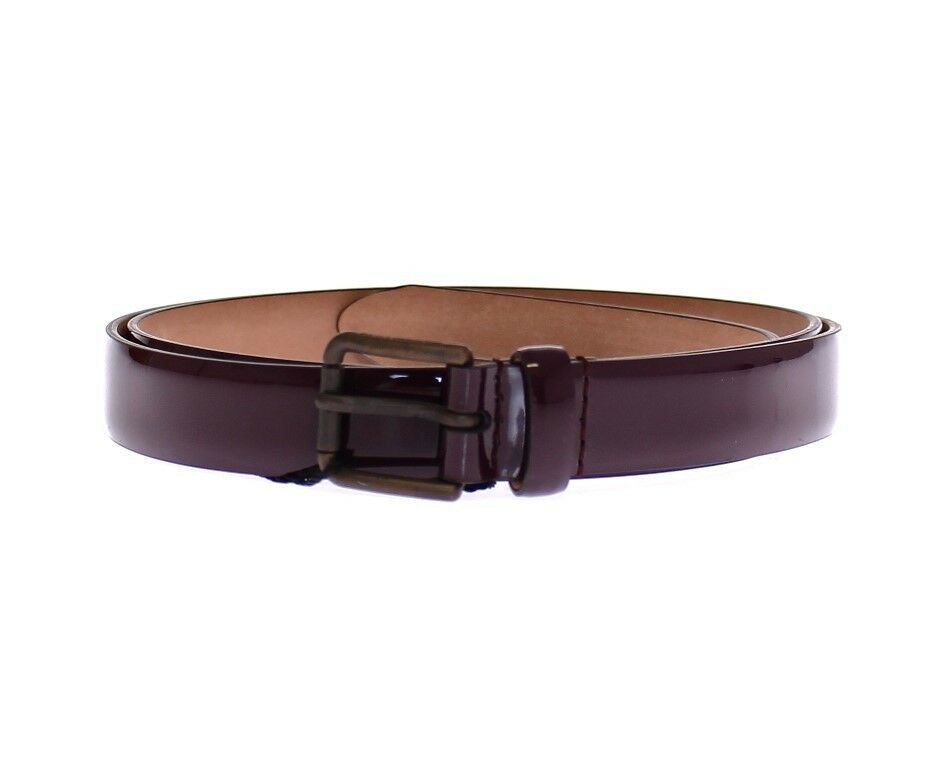 Dolce & Gabbana Elegant Purple Leather Belt - ACCEXO
