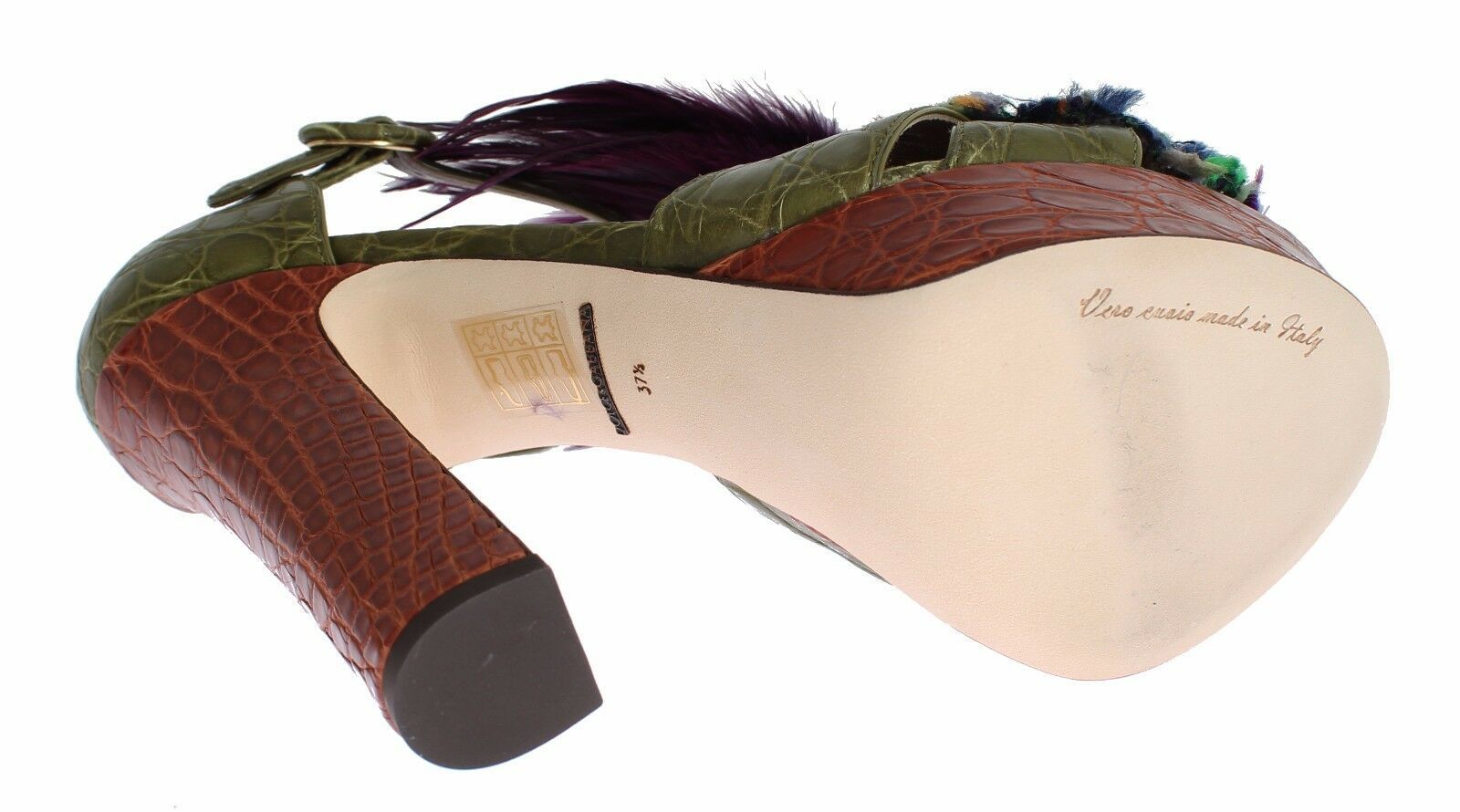 Dolce & Gabbana Crystal Enchanted Ankle Strap Sandals - ACCEXO