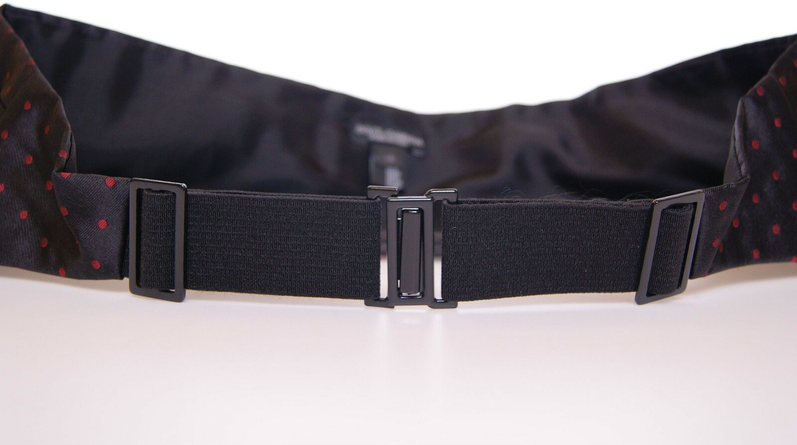 Dolce & Gabbana Black Waist Tuxedo Smoking Belt Cummerbund - ACCEXO