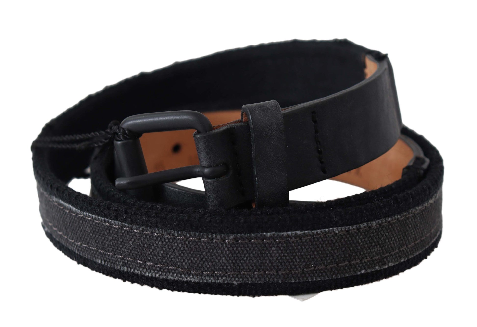 Ermanno Scervino Chic Black Leather Waist Belt - ACCEXO