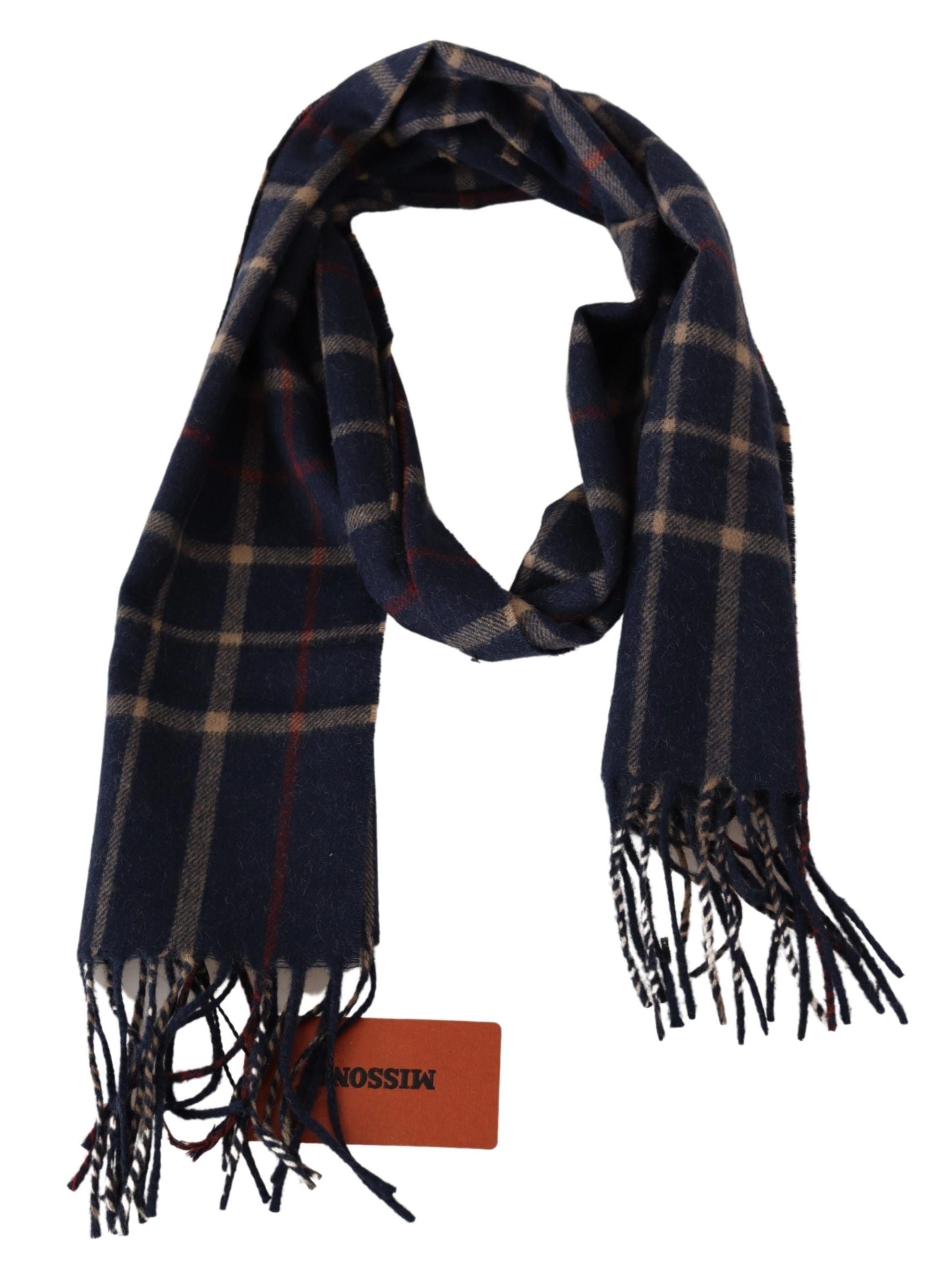 Missoni Chic Unisex Camel Hair Designer Scarf - ACCEXO