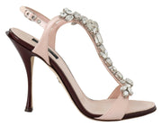 Dolce & Gabbana Crystal-Embellished Stiletto Sandals - ACCEXO