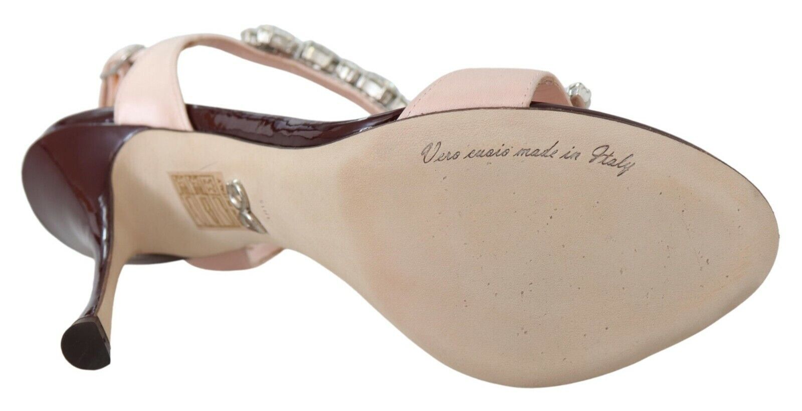 Dolce & Gabbana Crystal-Embellished Stiletto Sandals - ACCEXO