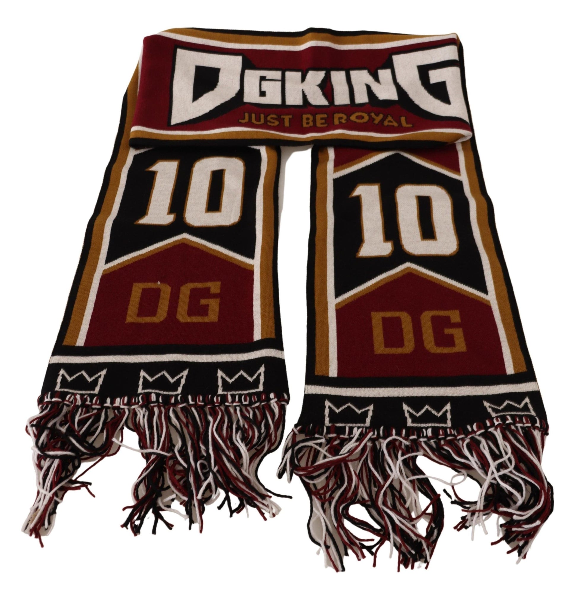 Dolce & Gabbana Elegant DG King Wool & Cashmere Scarf - ACCEXO