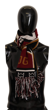Dolce & Gabbana Elegant DG King Wool & Cashmere Scarf - ACCEXO