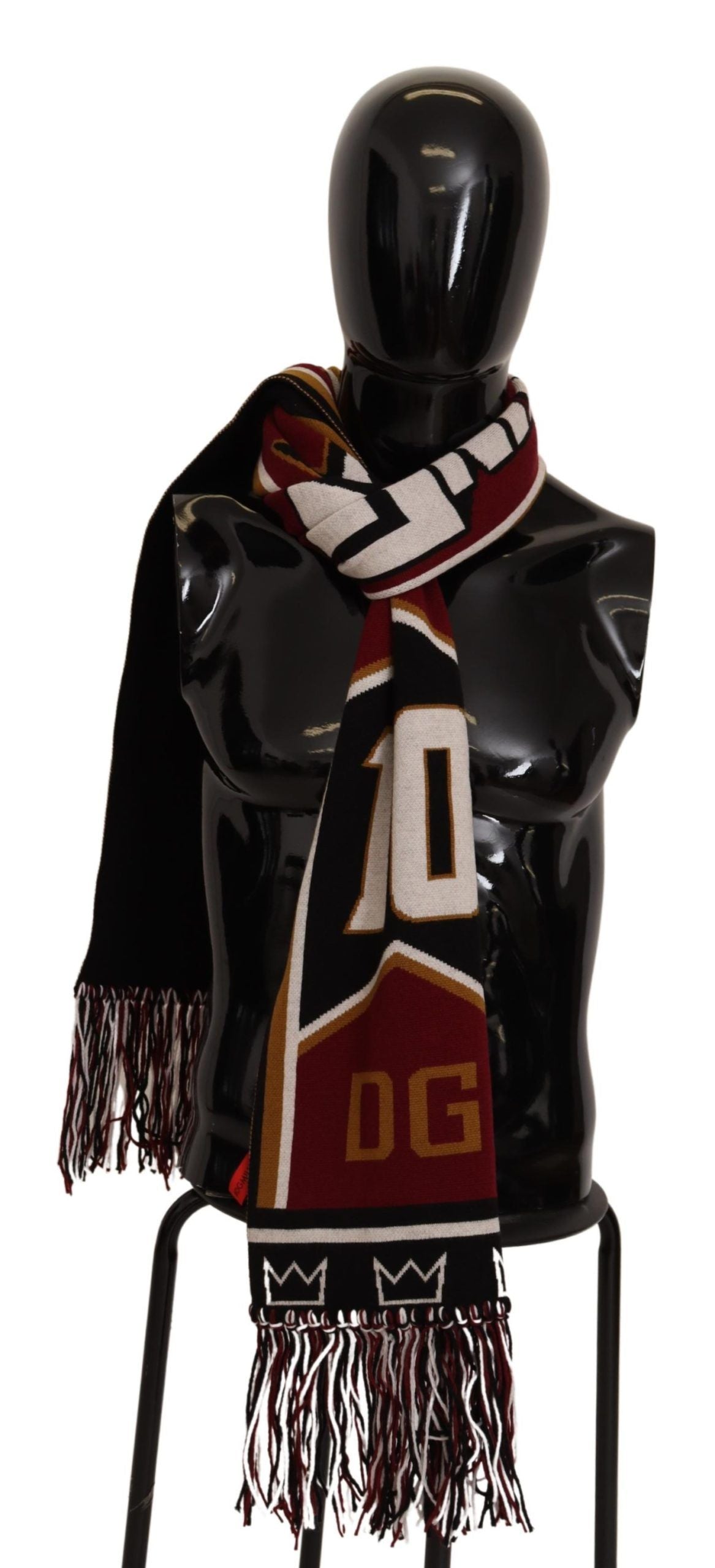 Dolce & Gabbana Elegant DG King Wool & Cashmere Scarf - ACCEXO