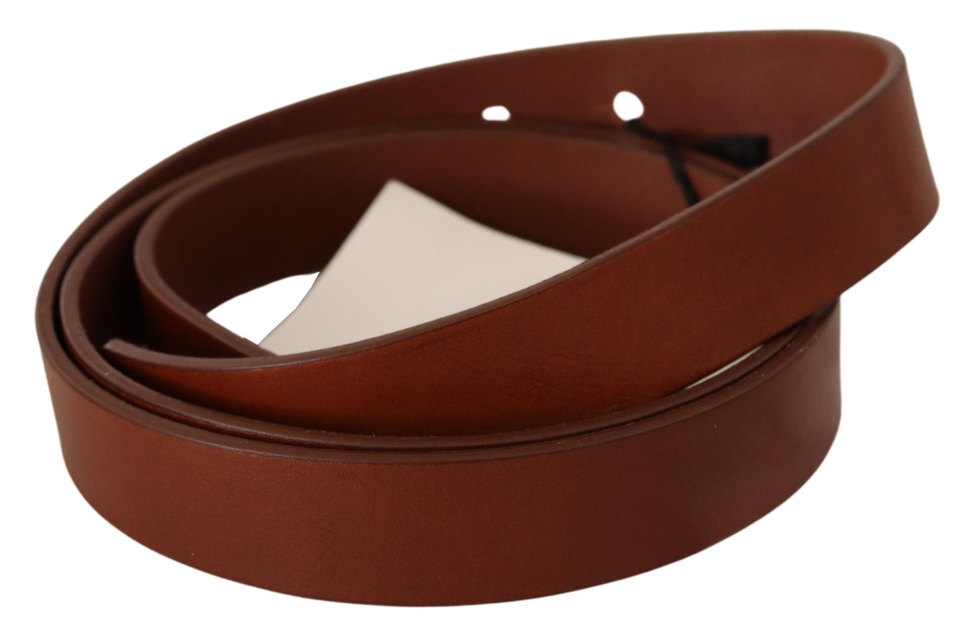 Costume National Elegant Brown Leather Fashion Belt - ACCEXO