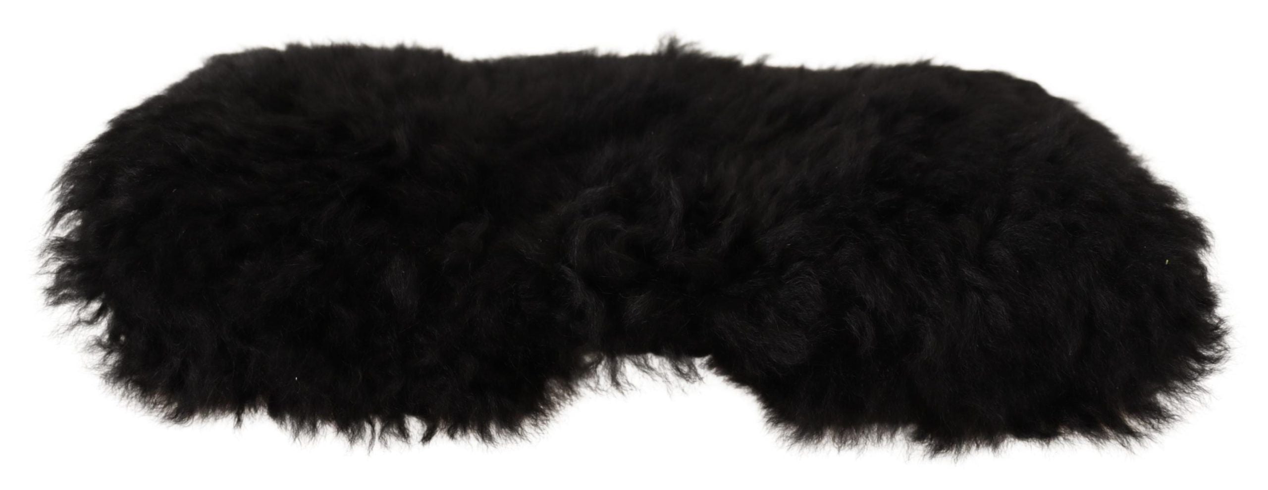 Dolce & Gabbana Elegant Black Cashmere Alpaca Fur Beanie - ACCEXO