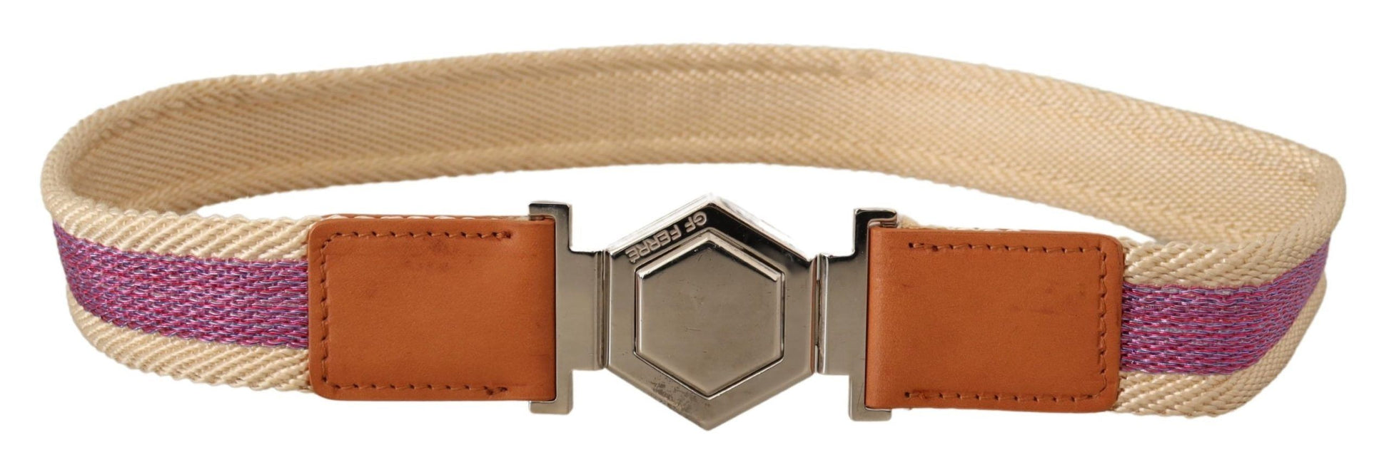 GF Ferre Elegant Multicolor Leather Fashion Belt - ACCEXO