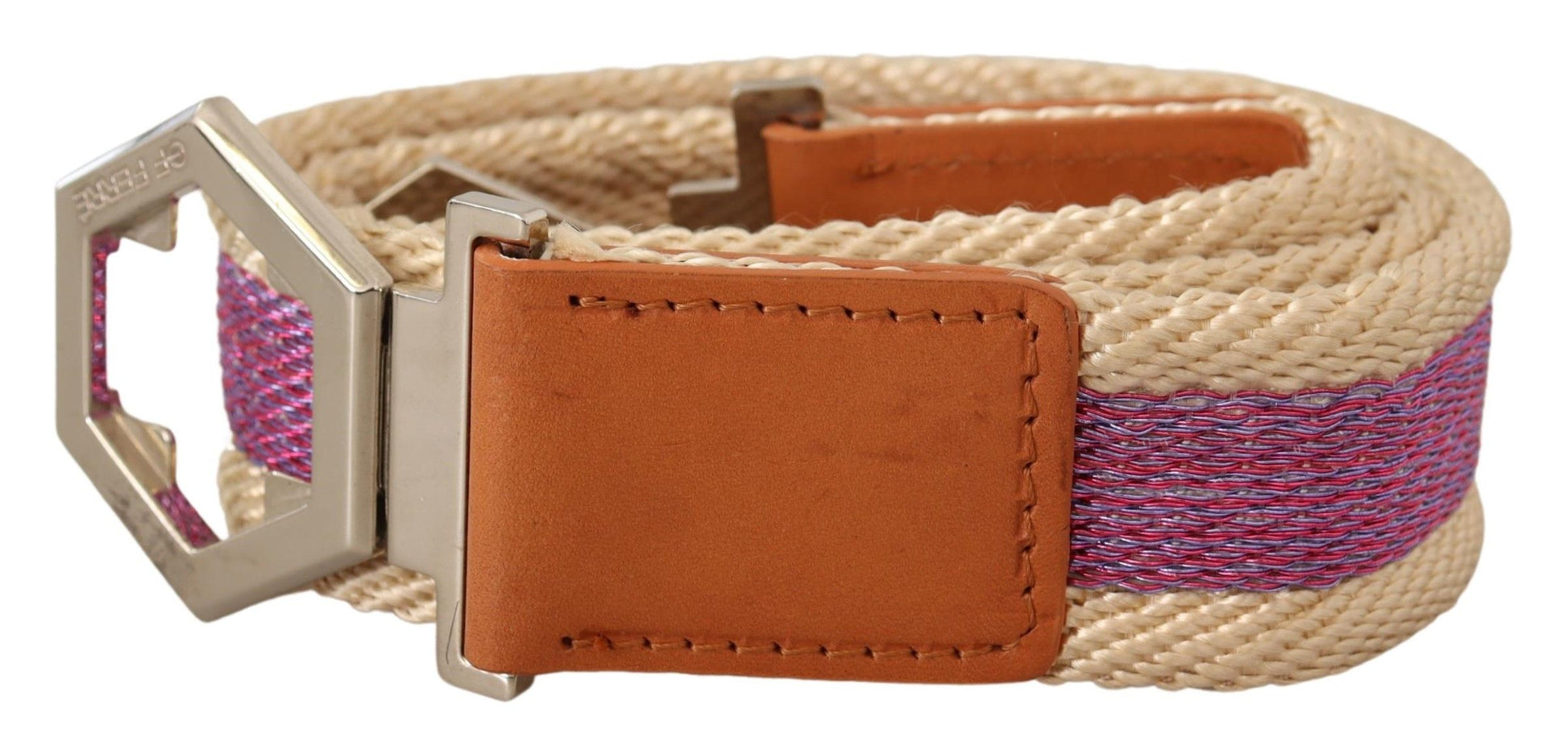 GF Ferre Elegant Multicolor Leather Fashion Belt - ACCEXO
