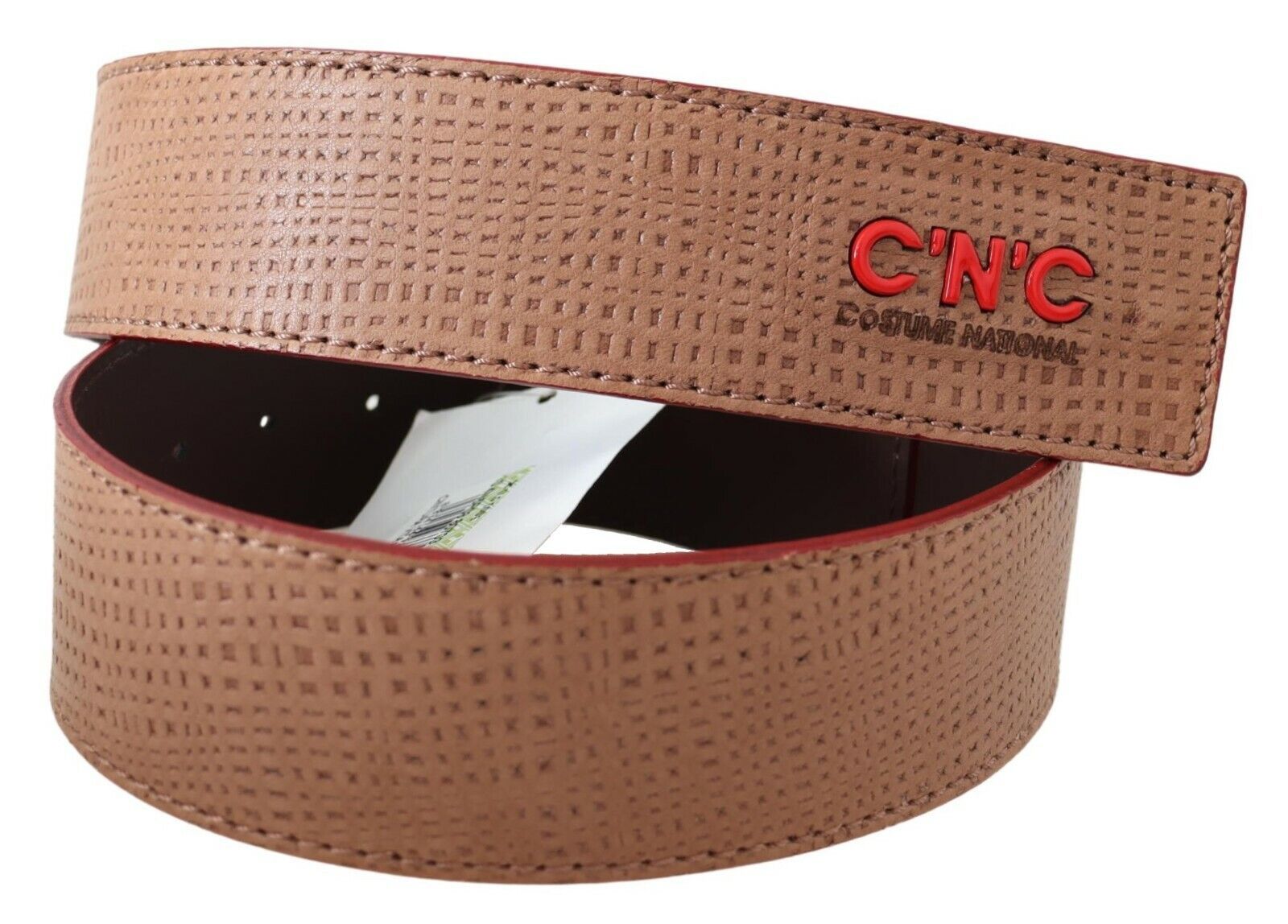 Costume National Elegant Beige Leather Fashion Belt - ACCEXO