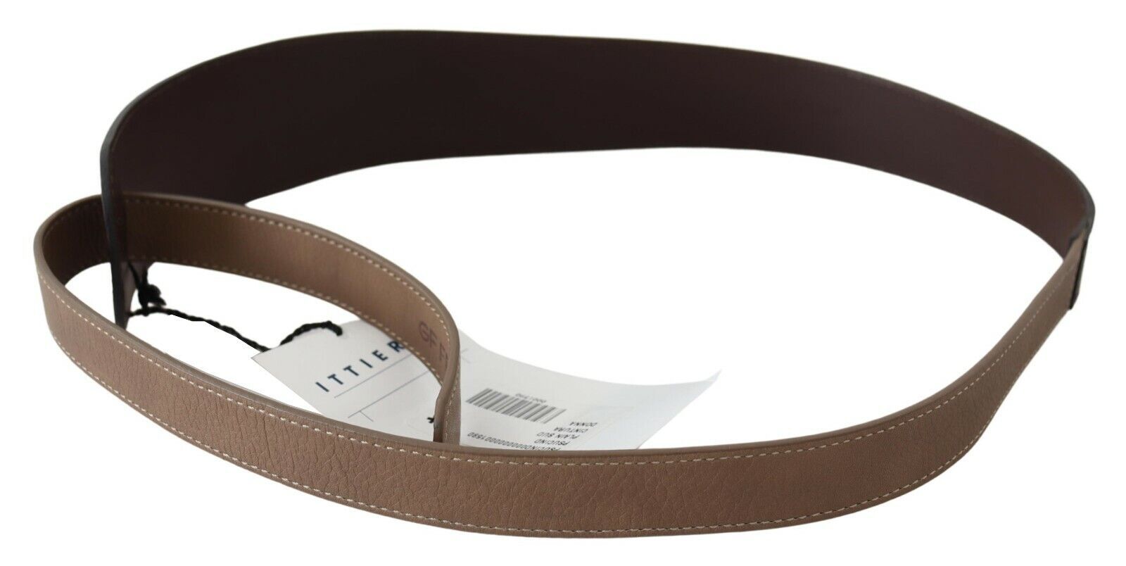 GF Ferre Elegant Dark Brown Braided Leather Belt - ACCEXO