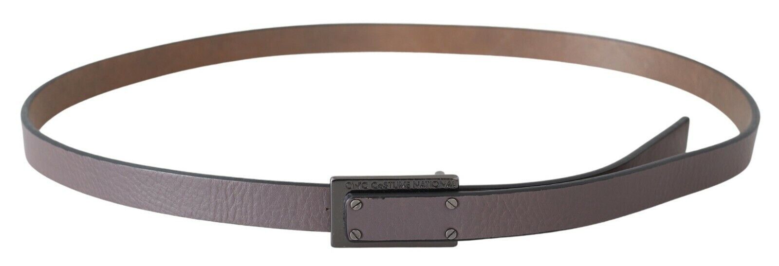 Costume National Elegant Brown Leather Fashion Belt - ACCEXO