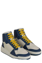 Saint Laurent Elevate Your Style with Mid-Top Blue Luxury Sneakers - ACCEXO
