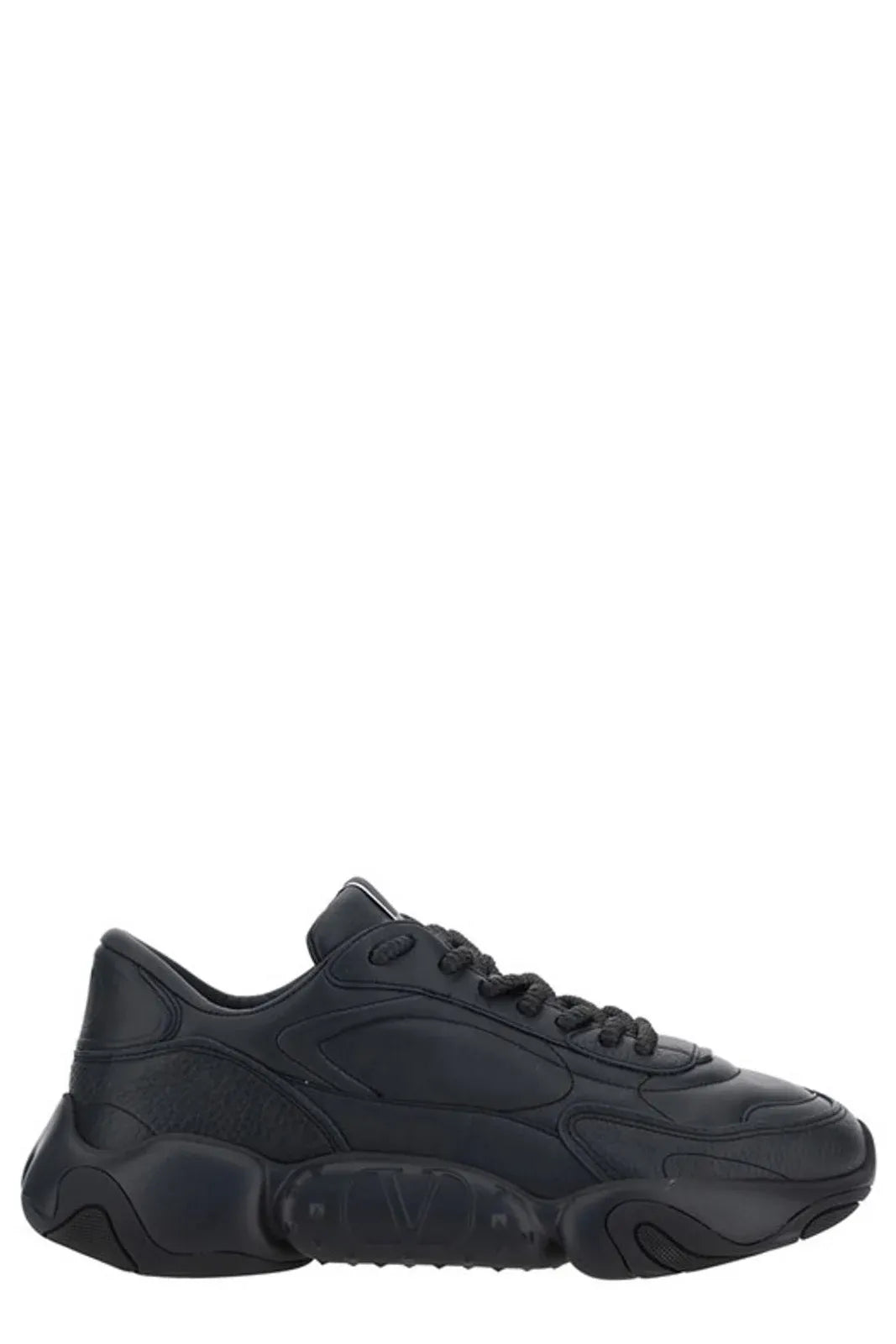Valentino Elevated Elegance Low-Top Leather Sneakers - ACCEXO