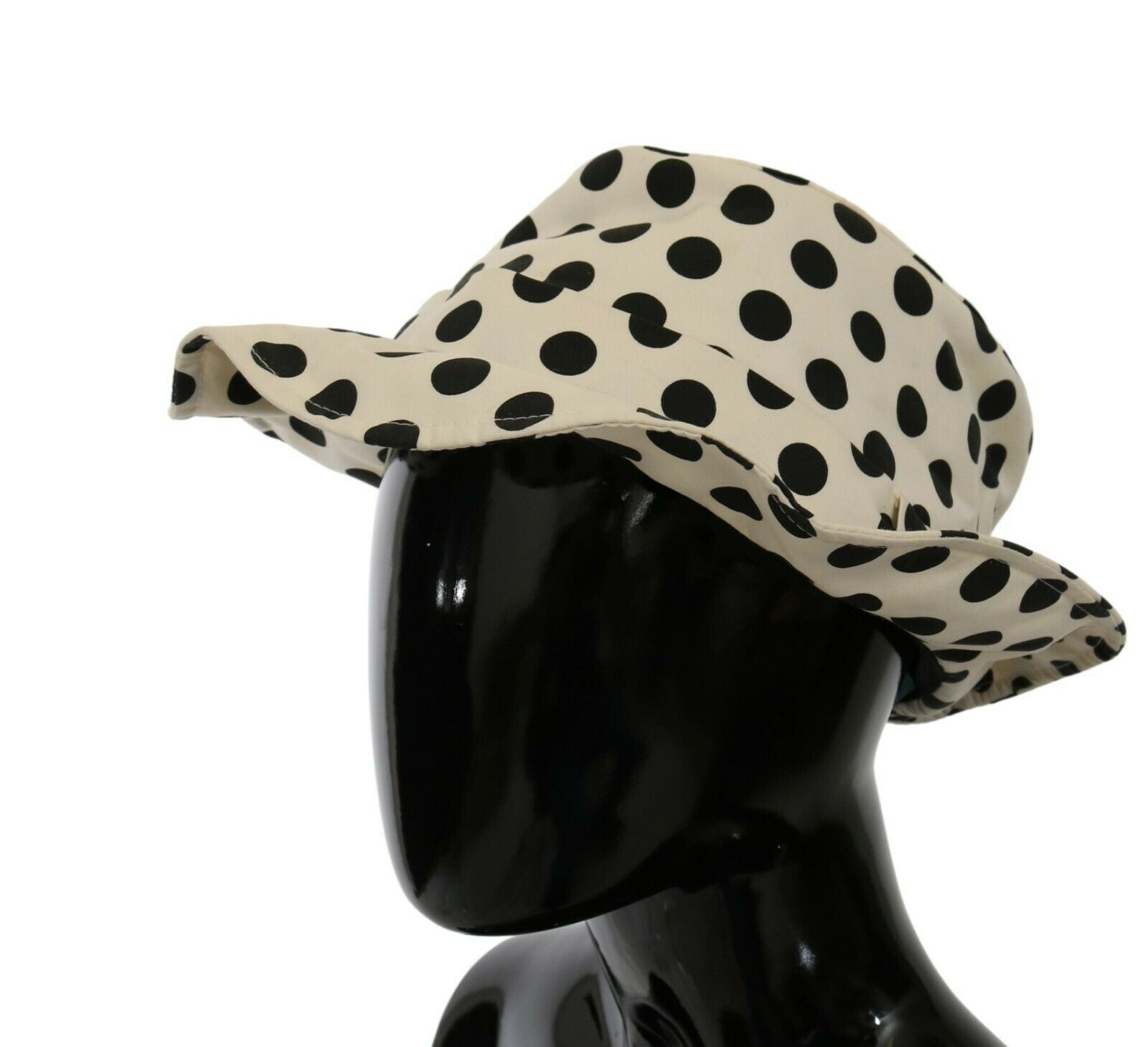 Dolce & Gabbana Chic Black Polka Dot Trilby Hat - ACCEXO