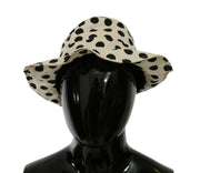 Dolce & Gabbana Chic Black Polka Dot Trilby Hat - ACCEXO