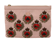 Dolce & Gabbana Elegant Pink Heart Clutch Wallet - ACCEXO