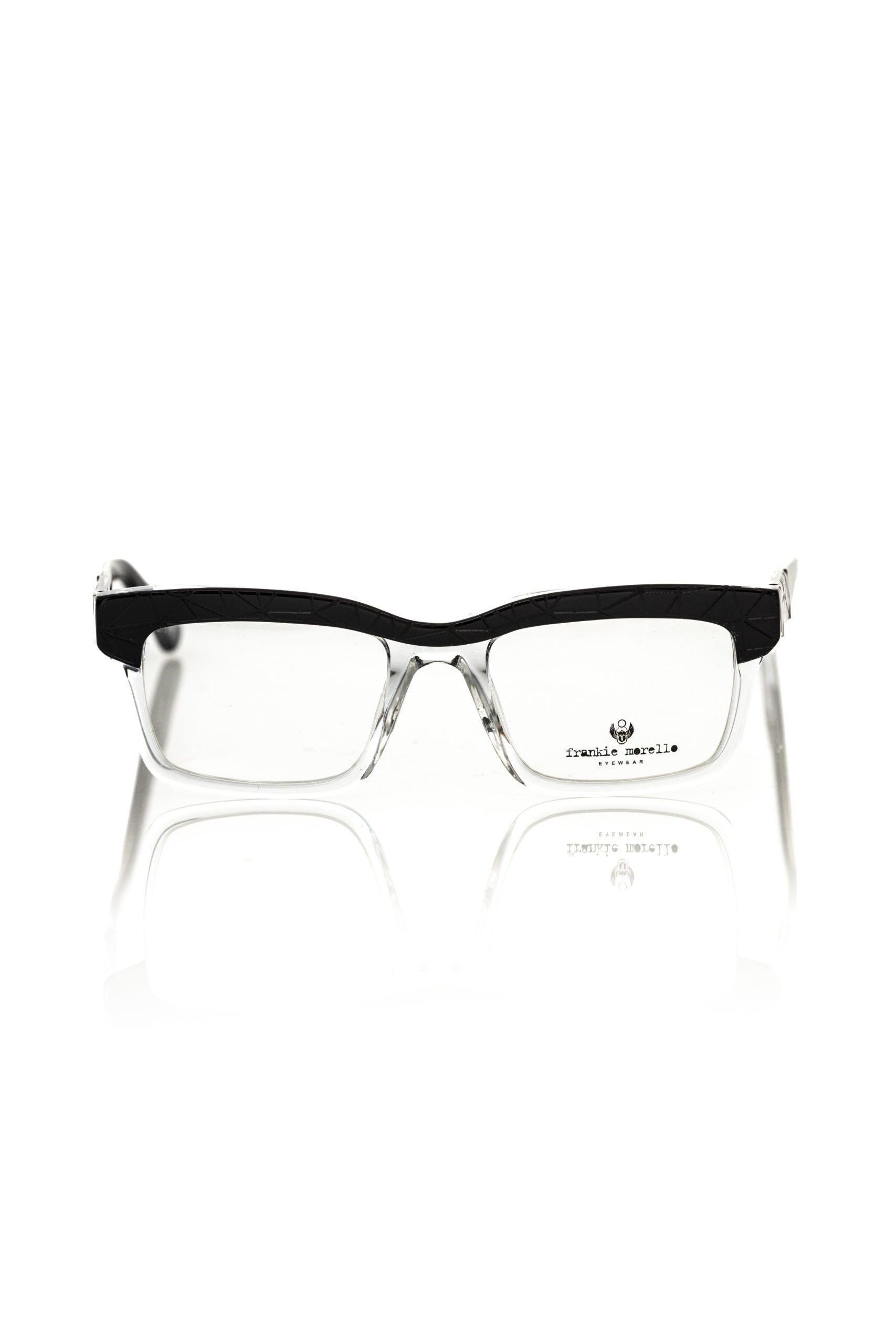 Frankie Morello Black Acetate Unisex Frame - ACCEXO
