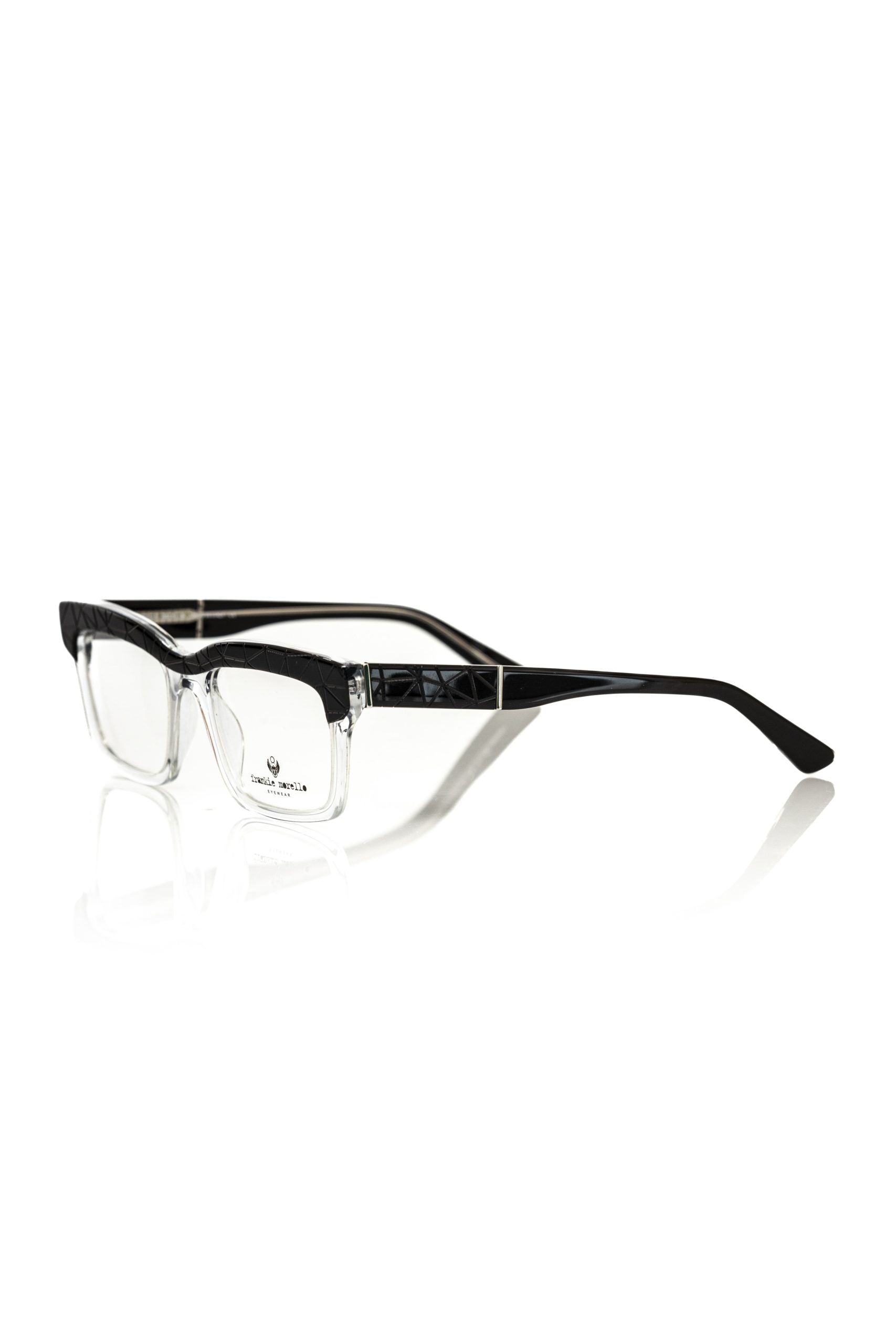 Frankie Morello Black Acetate Unisex Frame - ACCEXO
