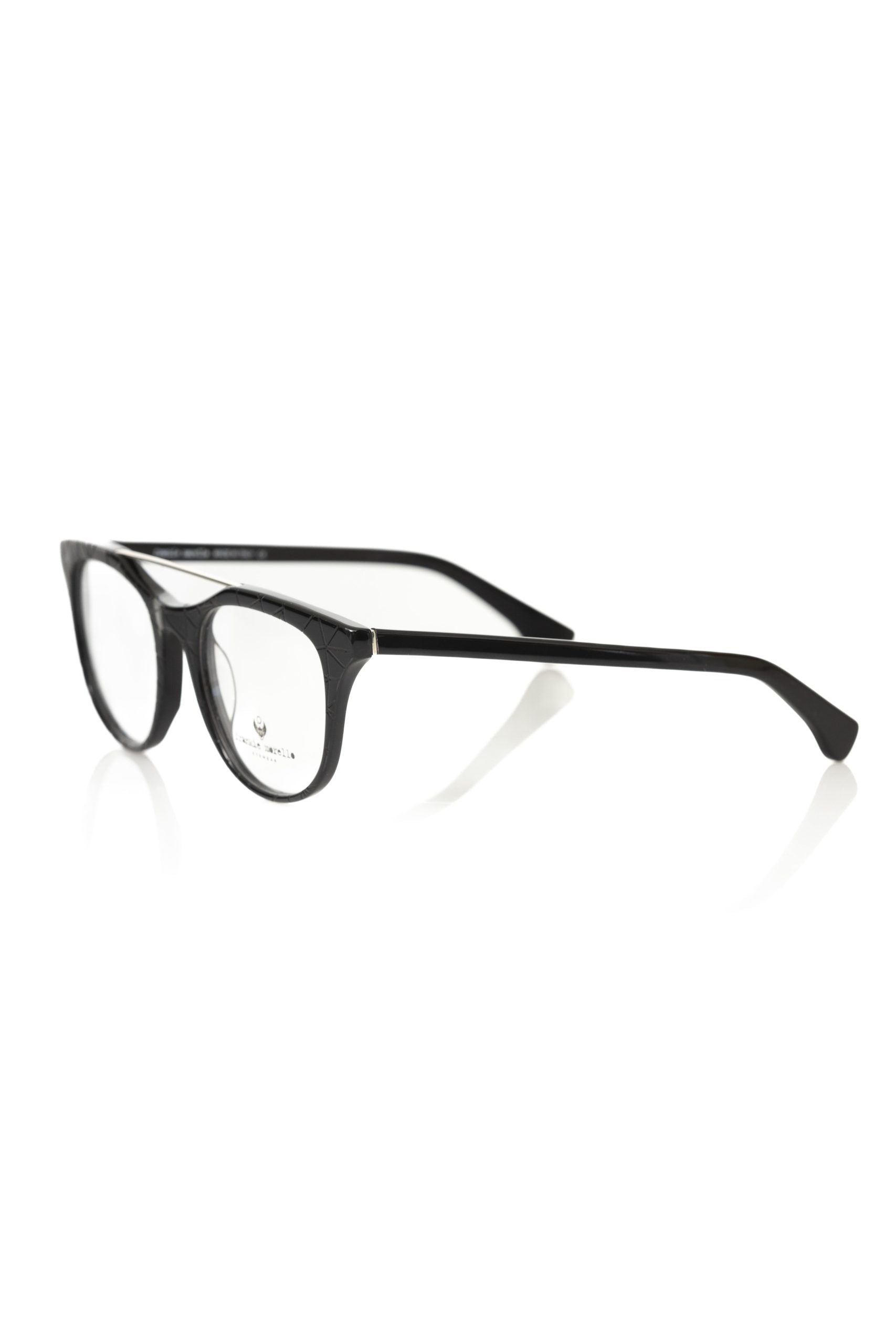 Frankie Morello Black Acetate Unisex Frame - ACCEXO
