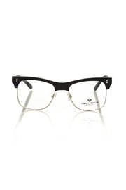 Frankie Morello Black Acetate Unisex Eyeglass Frame - ACCEXO