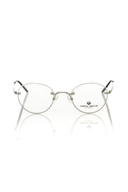 Frankie Morello "Silver Metallic Unisex Eyeglass Frame" - ACCEXO