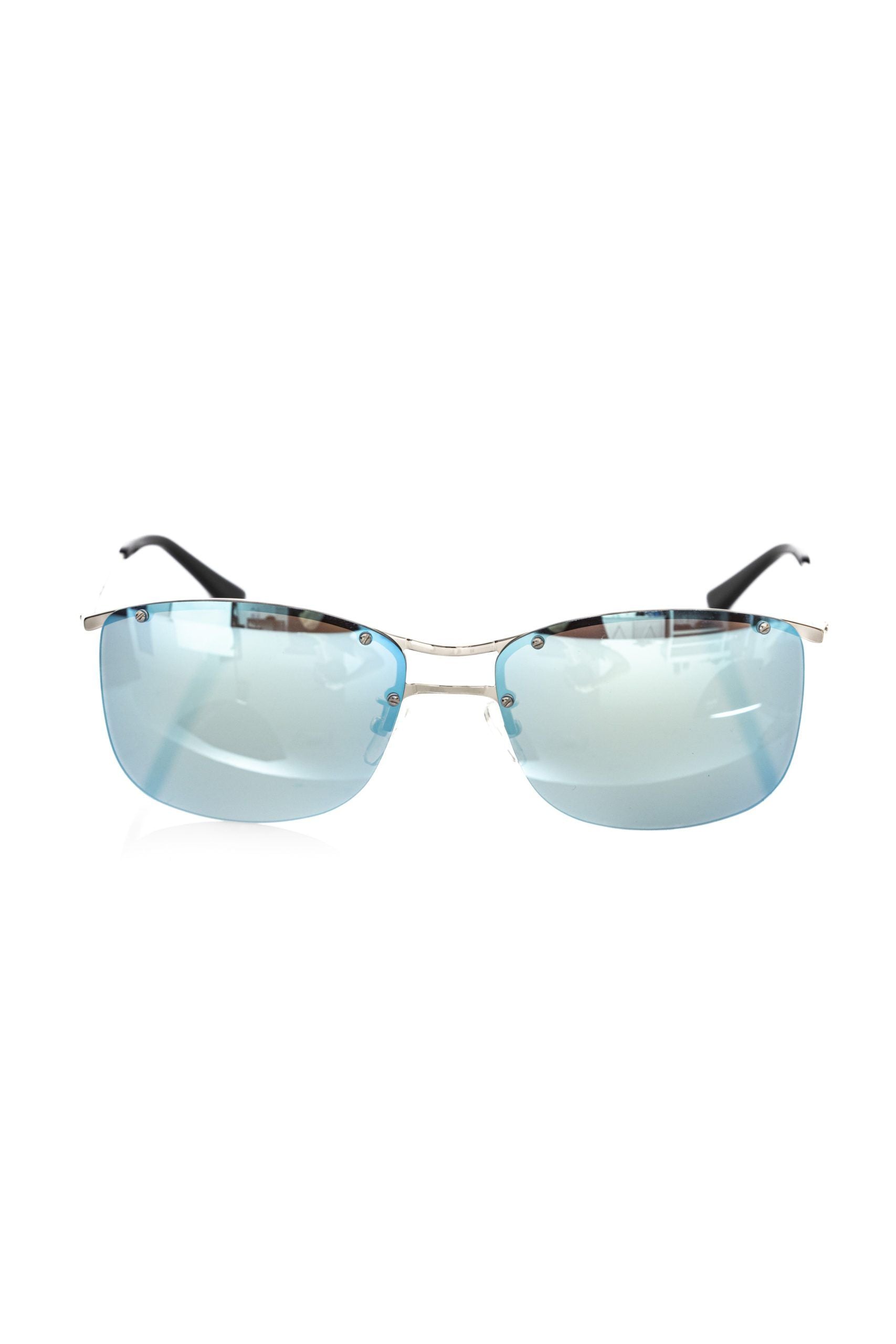 Frankie Morello Silver Metallic Men's Sunglass - ACCEXO