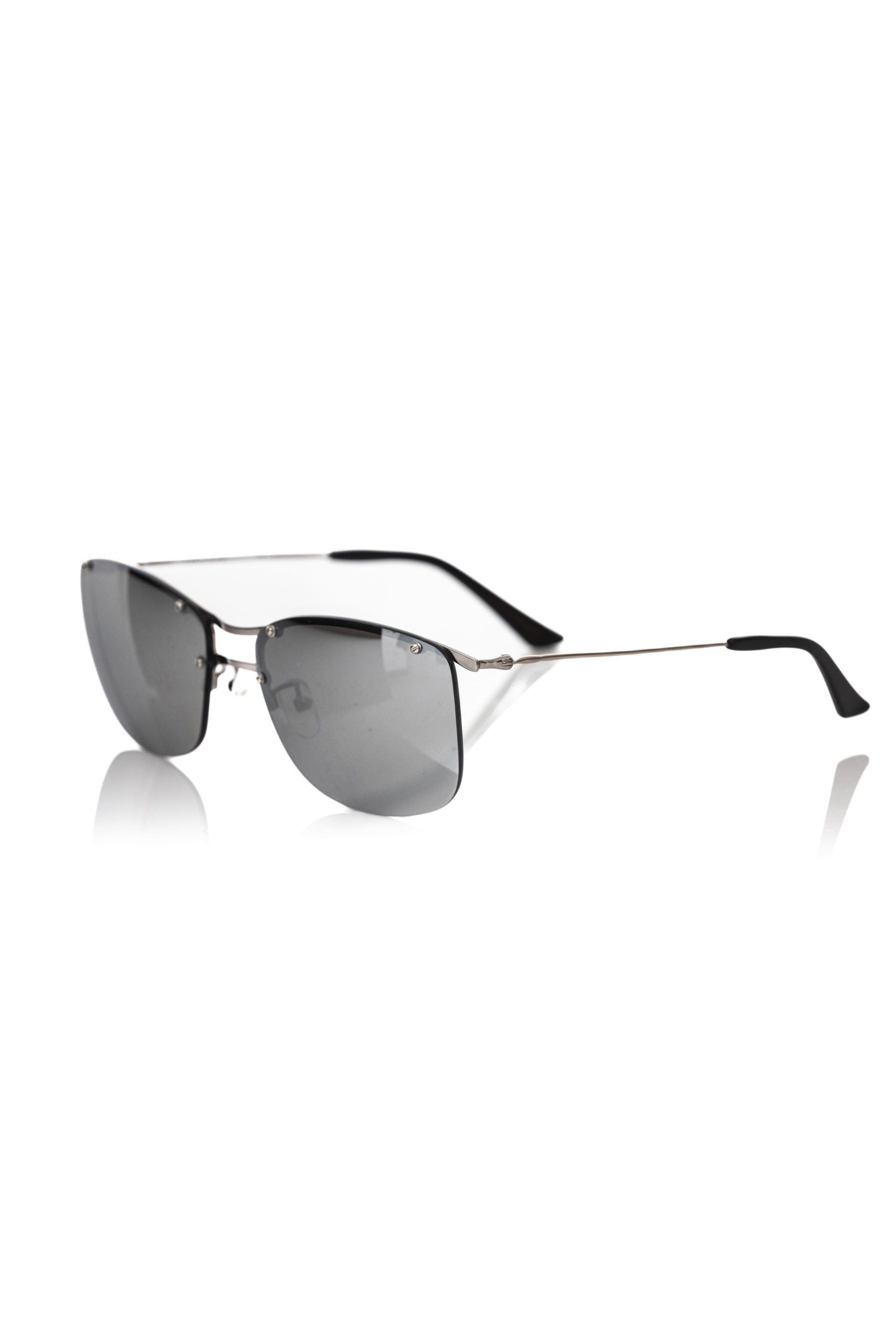 Frankie Morello Silver Metallic Men Sunglass - ACCEXO