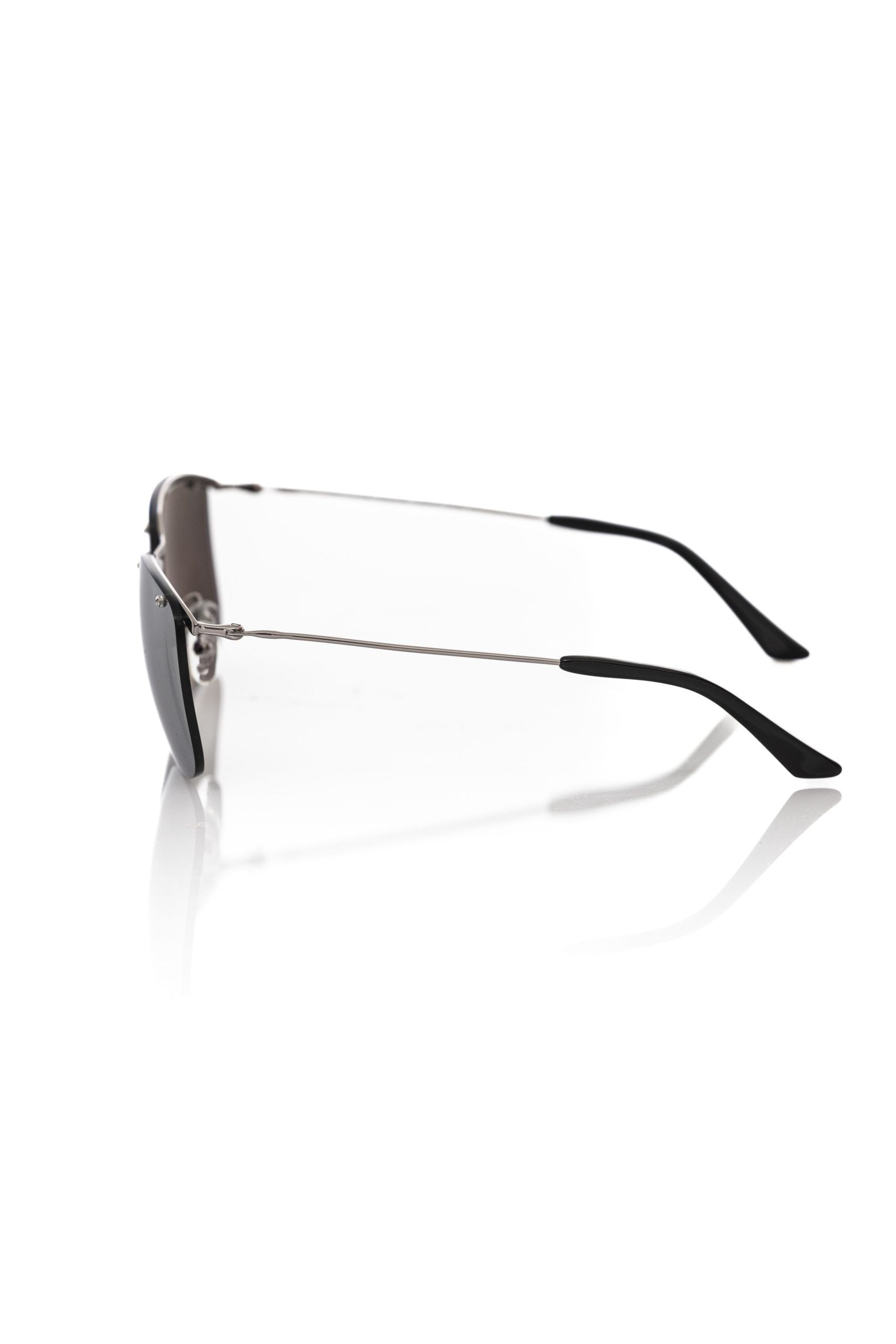 Frankie Morello Silver Metallic Men Sunglass - ACCEXO