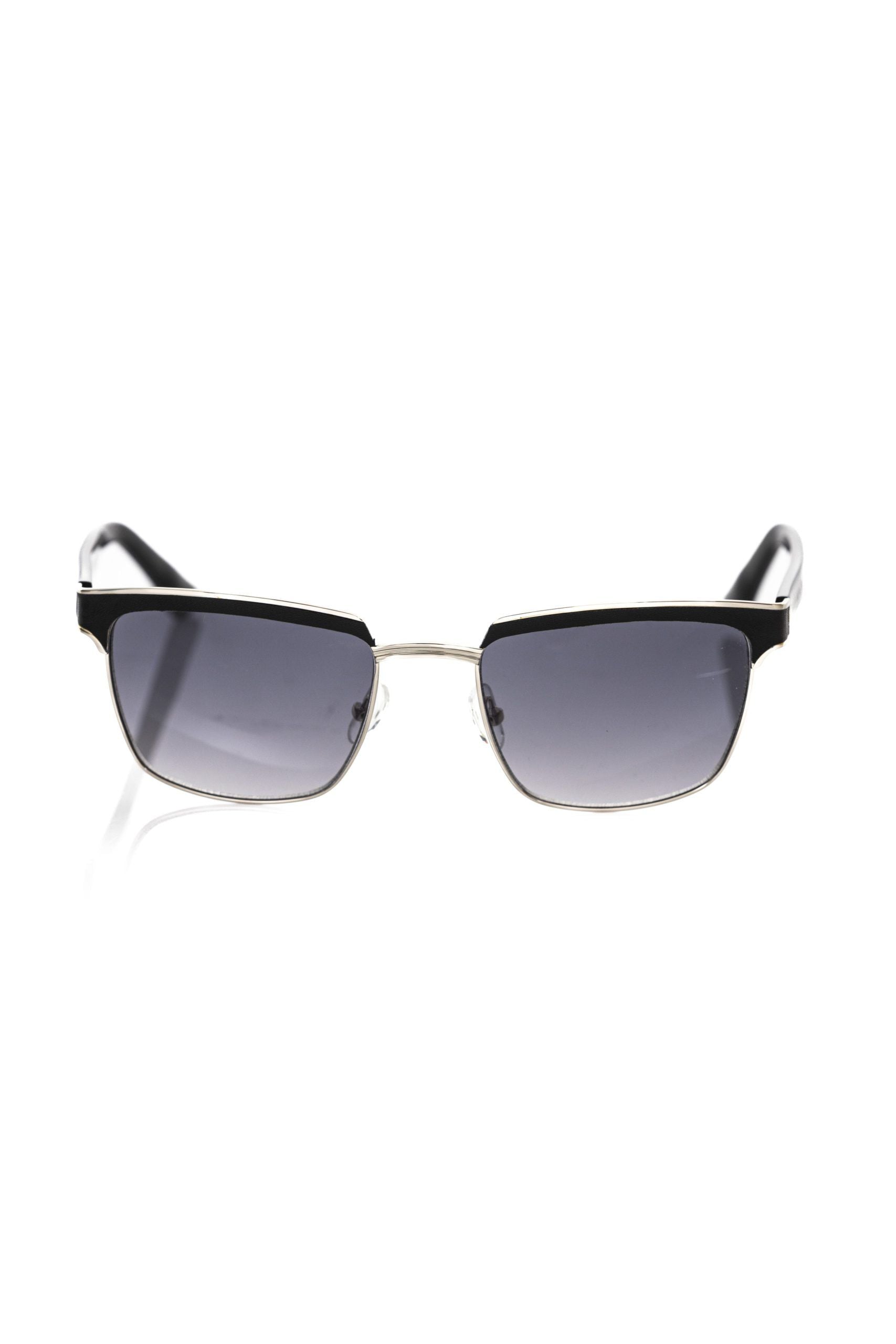 Frankie Morello Black Metallic Fiber Men Sunglass - ACCEXO