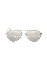 Frankie Morello Silver Metallic Men Sunglass - ACCEXO