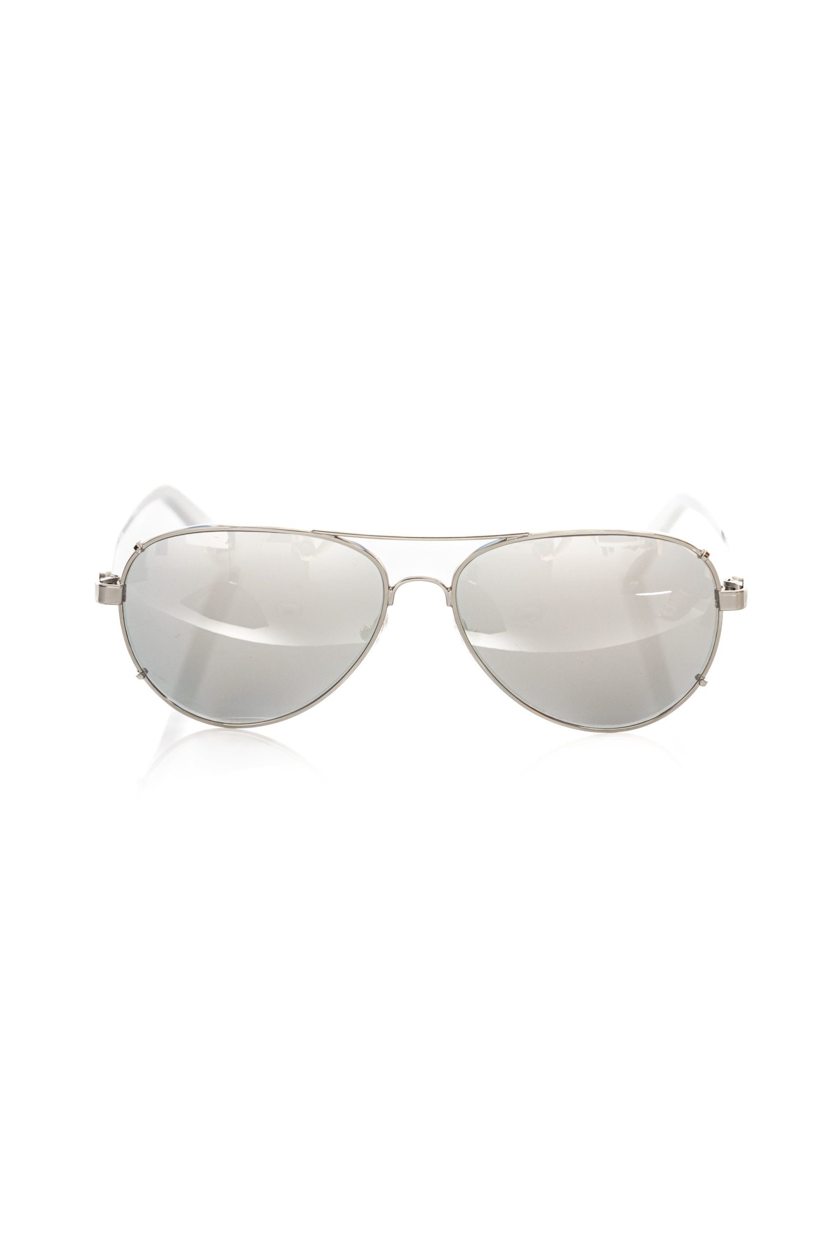 Frankie Morello Silver Metallic Men Sunglass - ACCEXO