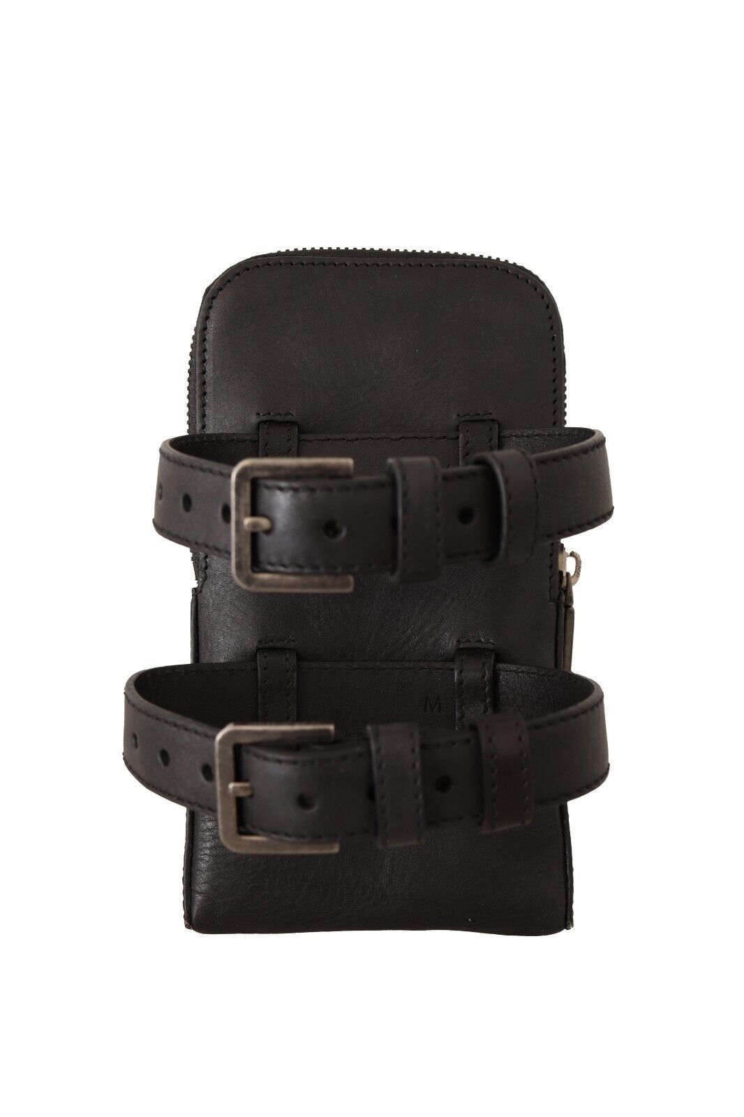 Dolce & Gabbana Elegant Black Leather Double-Strap Multi Kit - ACCEXO