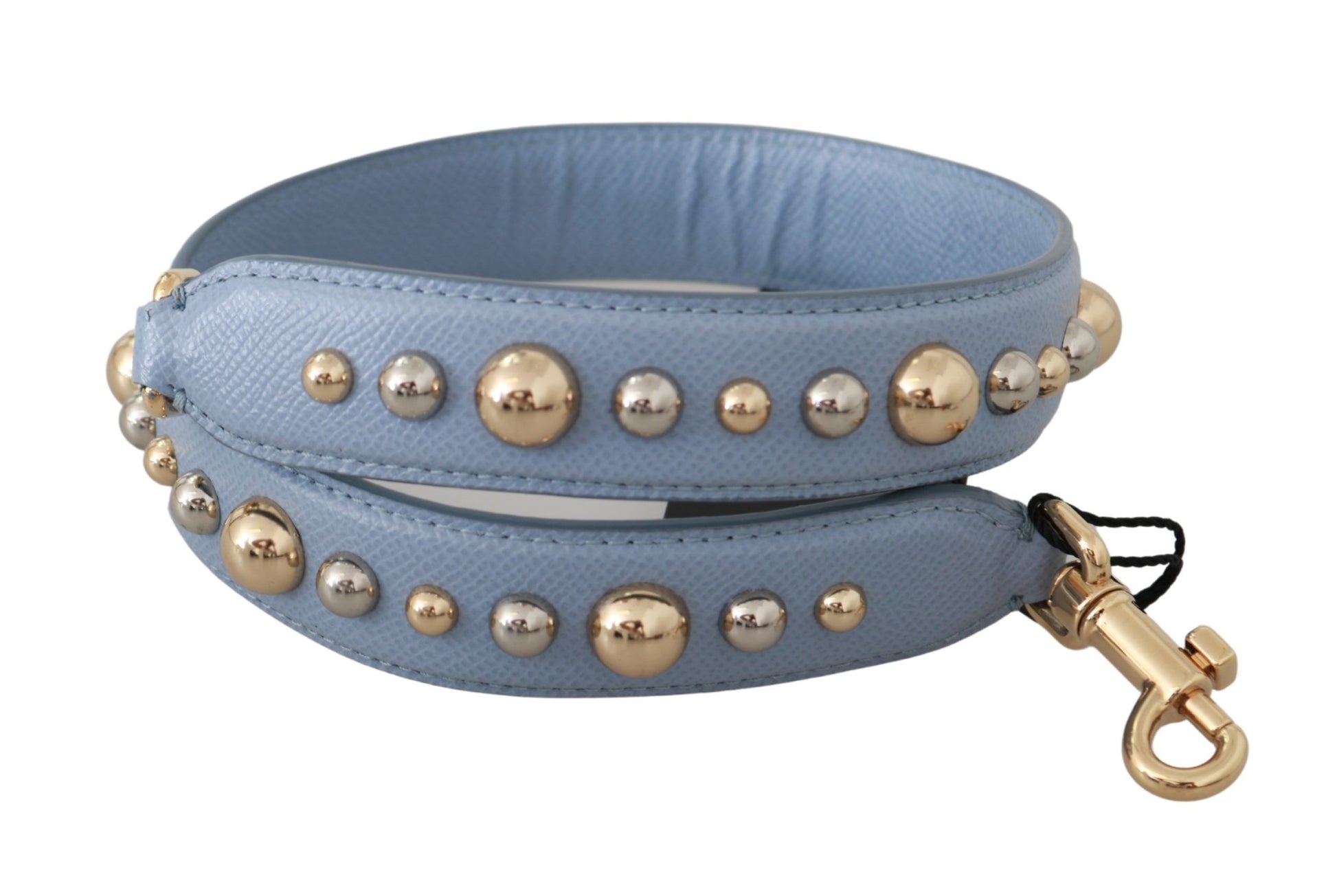 Dolce & Gabbana Blue Leather Handbag Accessory Shoulder Strap - ACCEXO