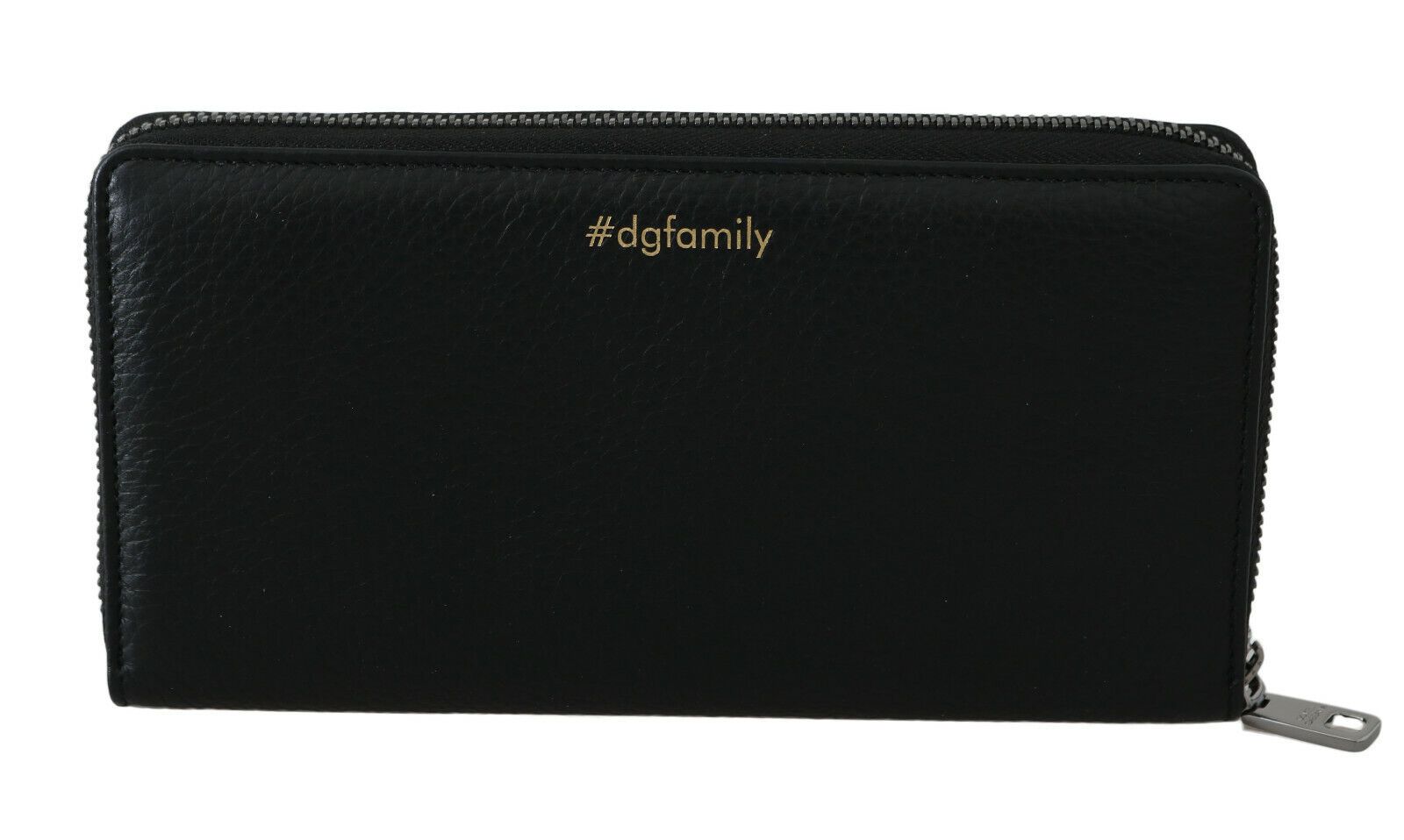 Dolce & Gabbana Elegant Black Leather Zip Wallet - ACCEXO