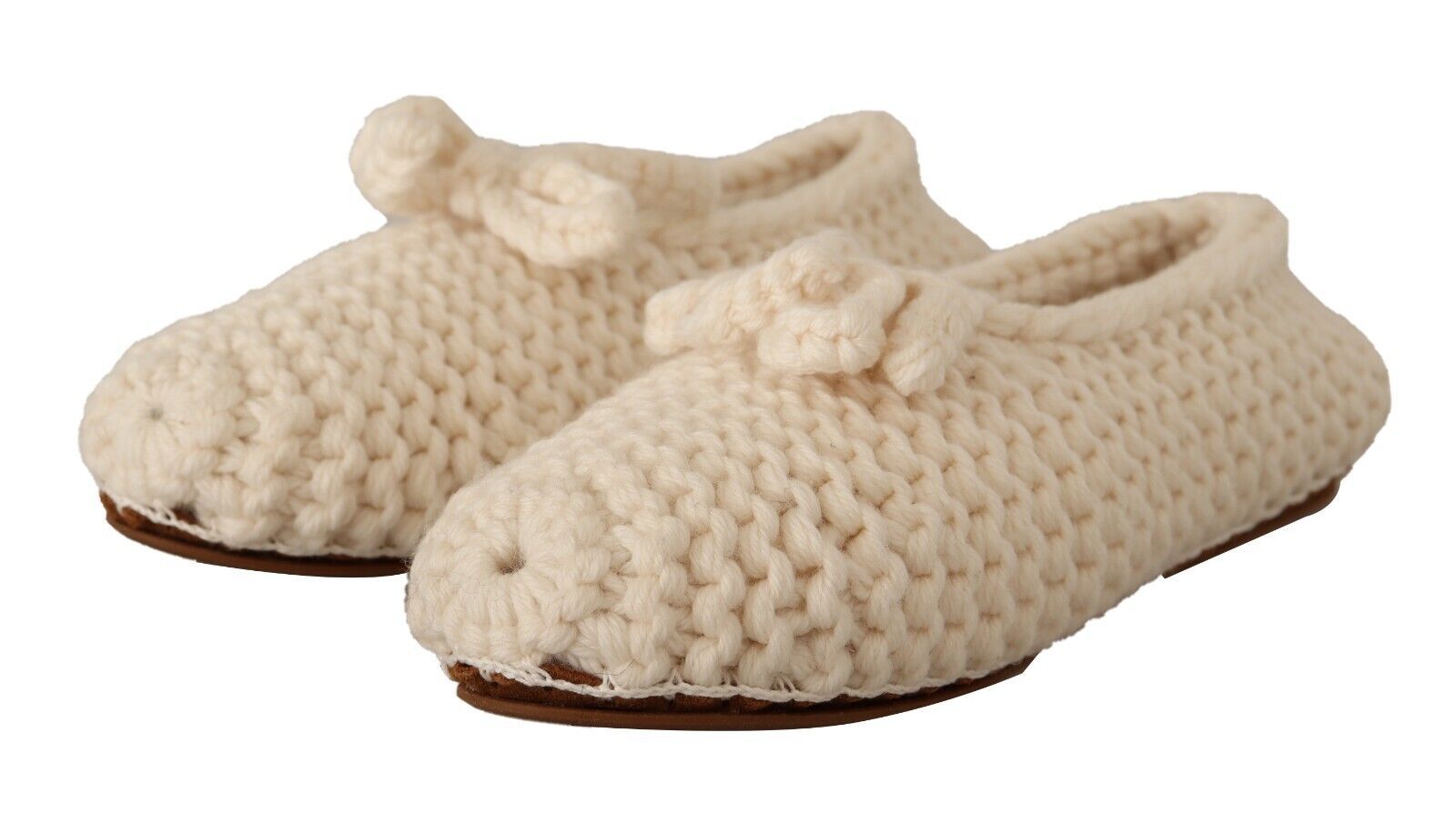 Dolce & Gabbana Chic Wool Knit Ballerina Flats - ACCEXO