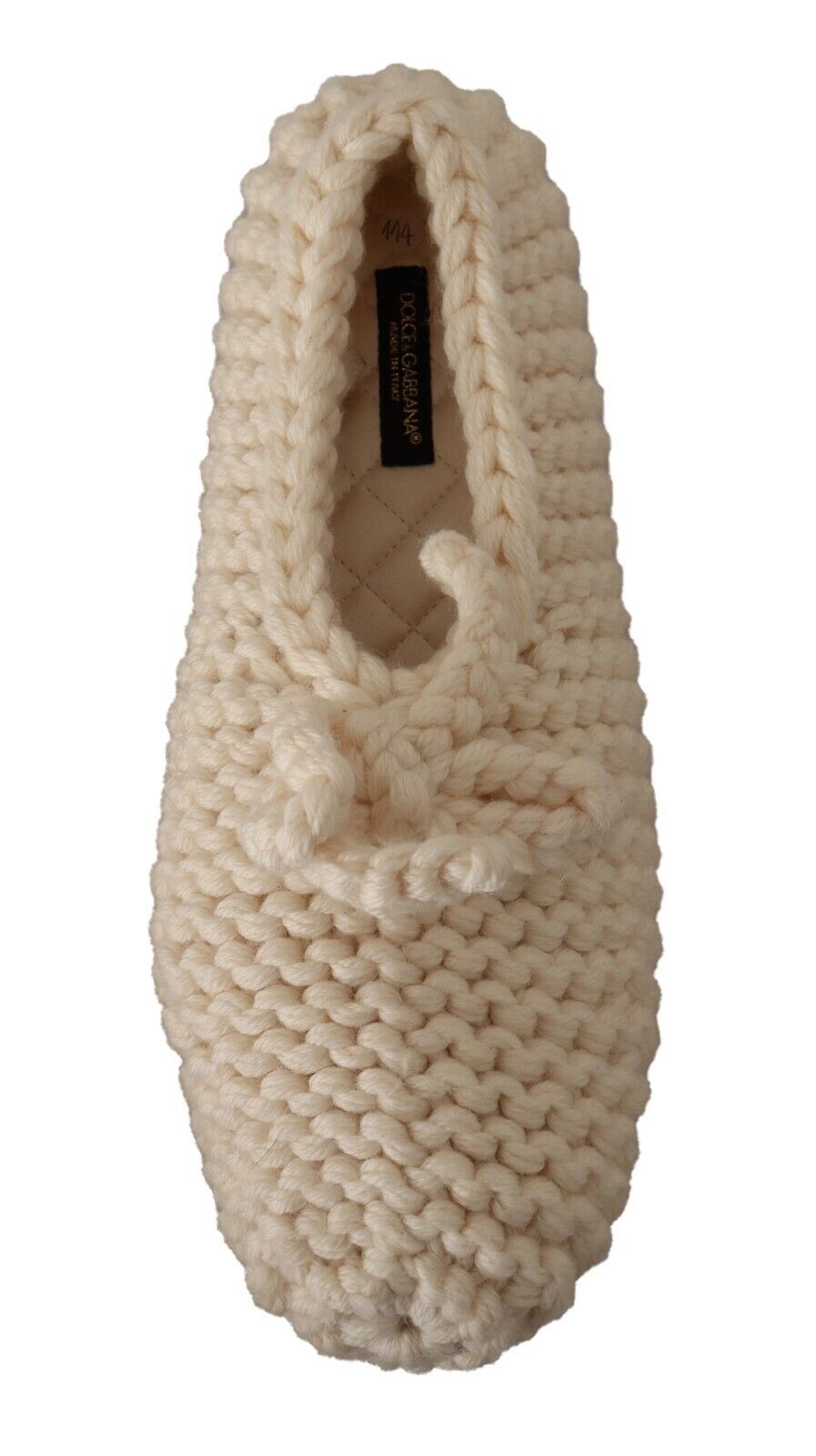 Dolce & Gabbana Chic Wool Knit Ballerina Flats - ACCEXO