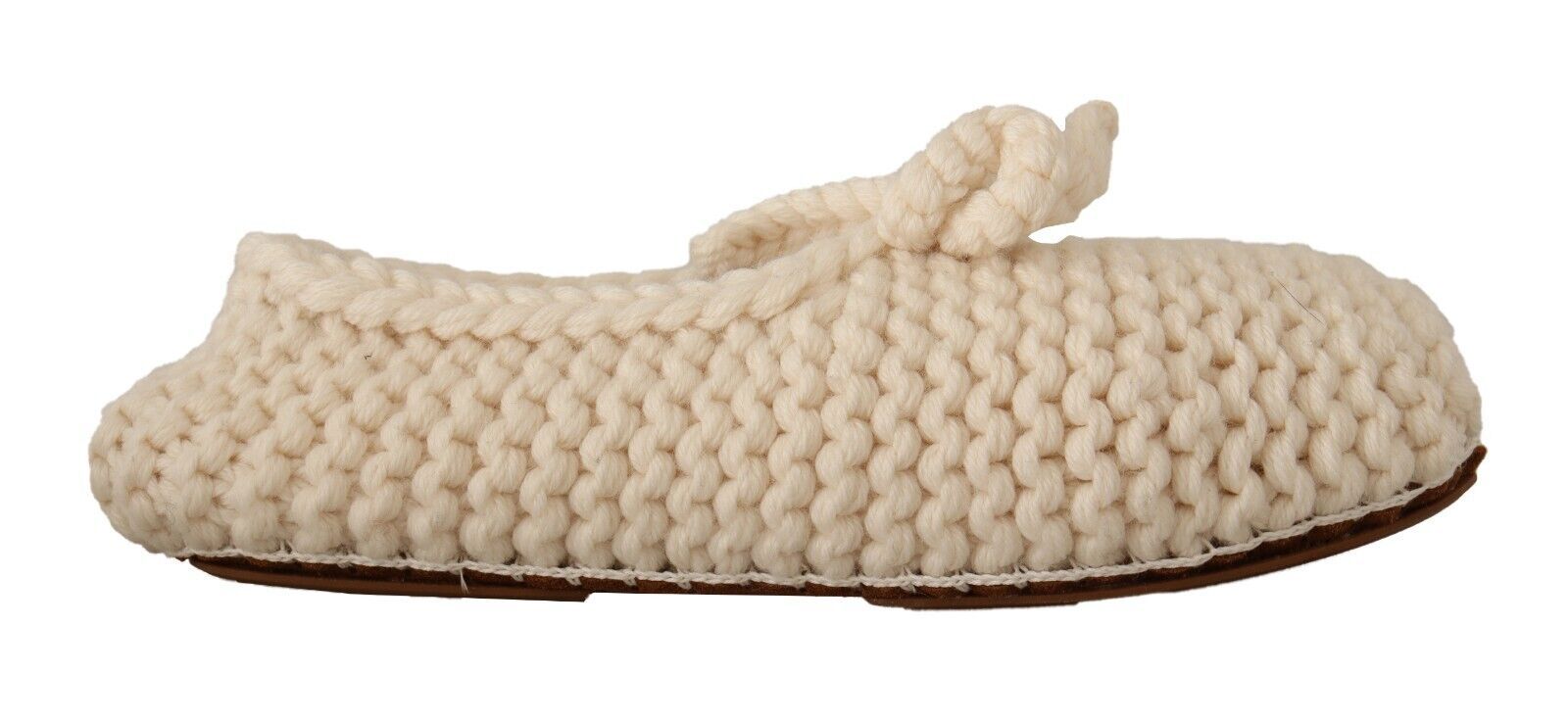 Dolce & Gabbana Chic Wool Knit Ballerina Flats - ACCEXO