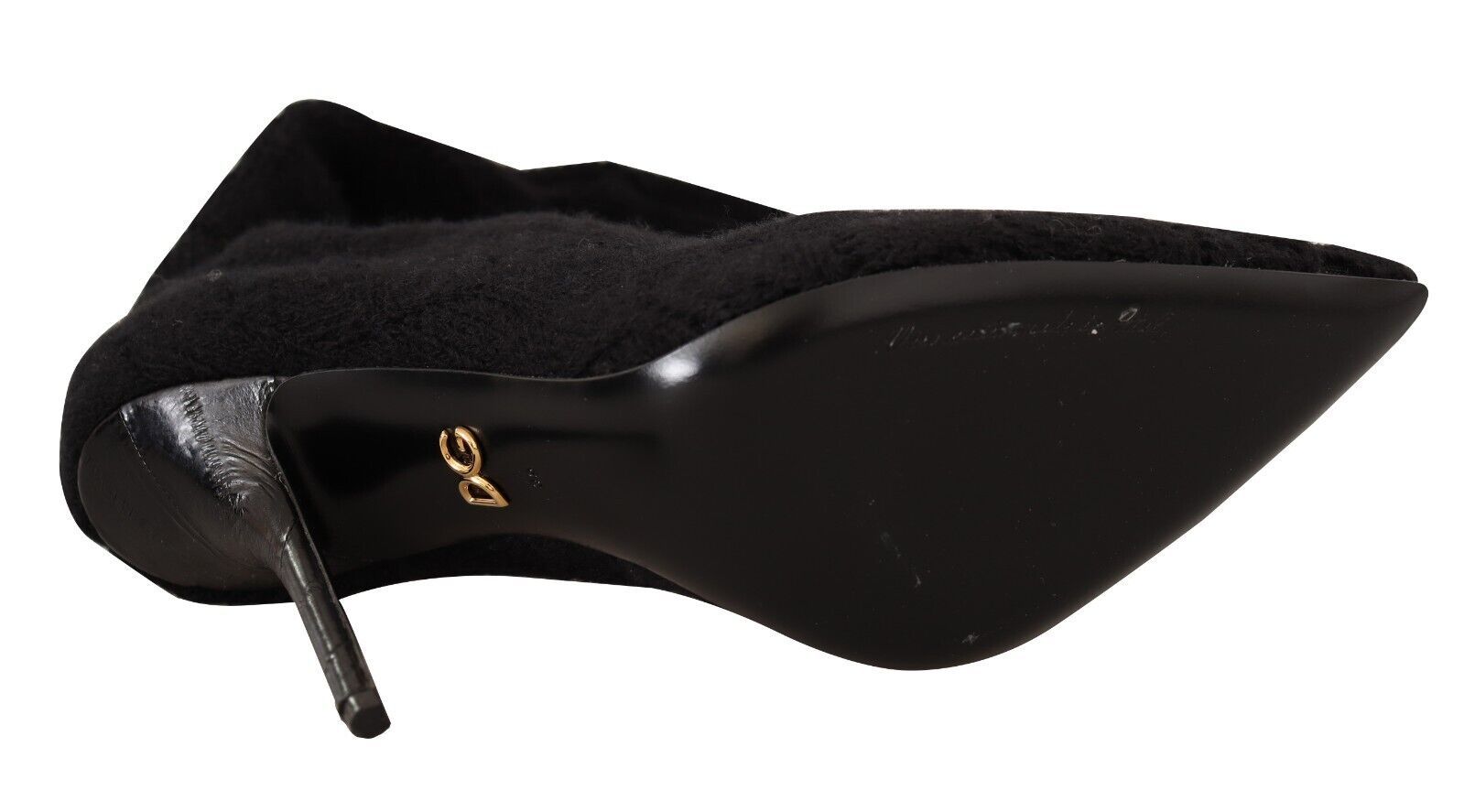 Dolce & Gabbana Elegant Black Stretch Socks Boots - ACCEXO