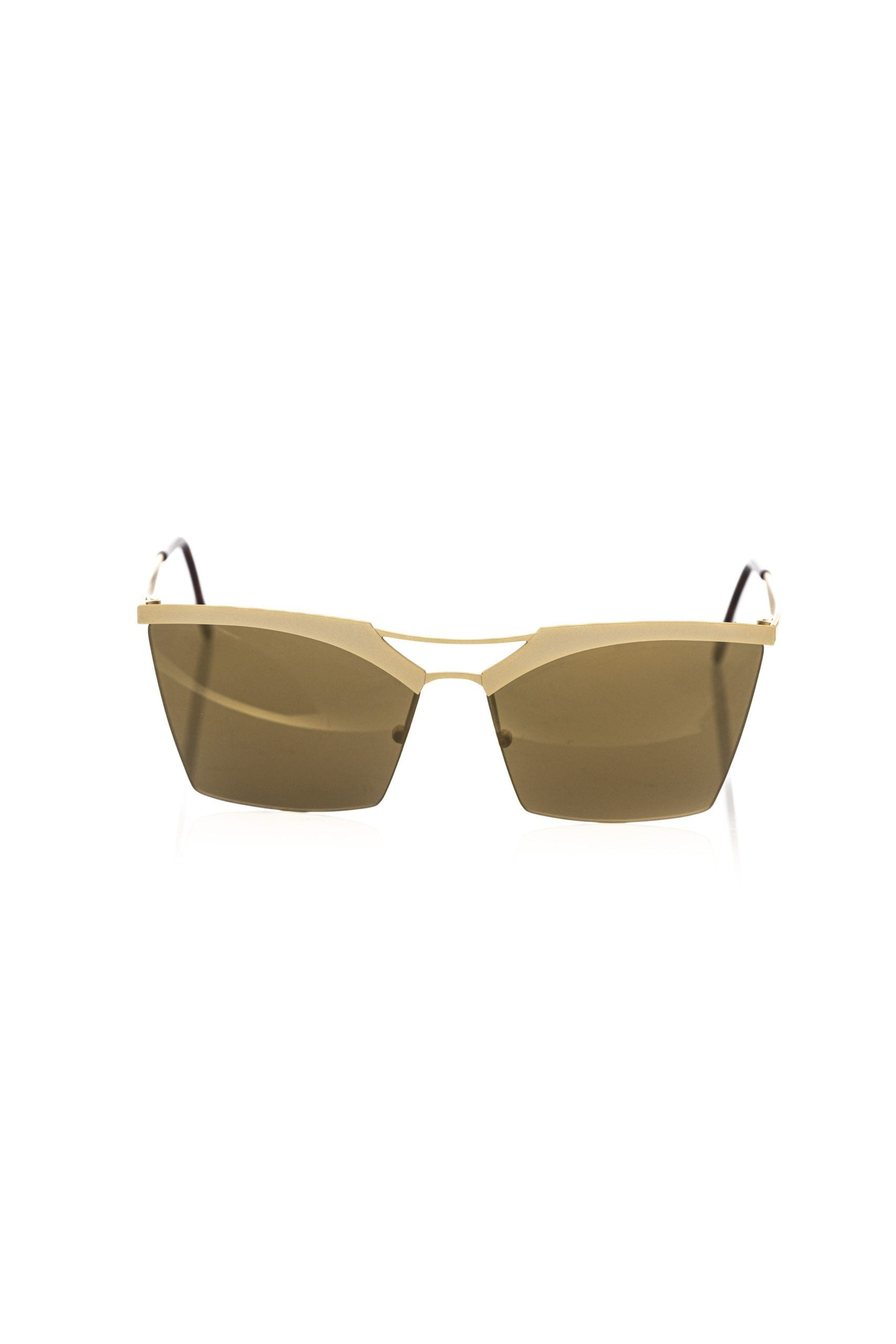Frankie Morello Gold Metallic Women Sunglass - ACCEXO