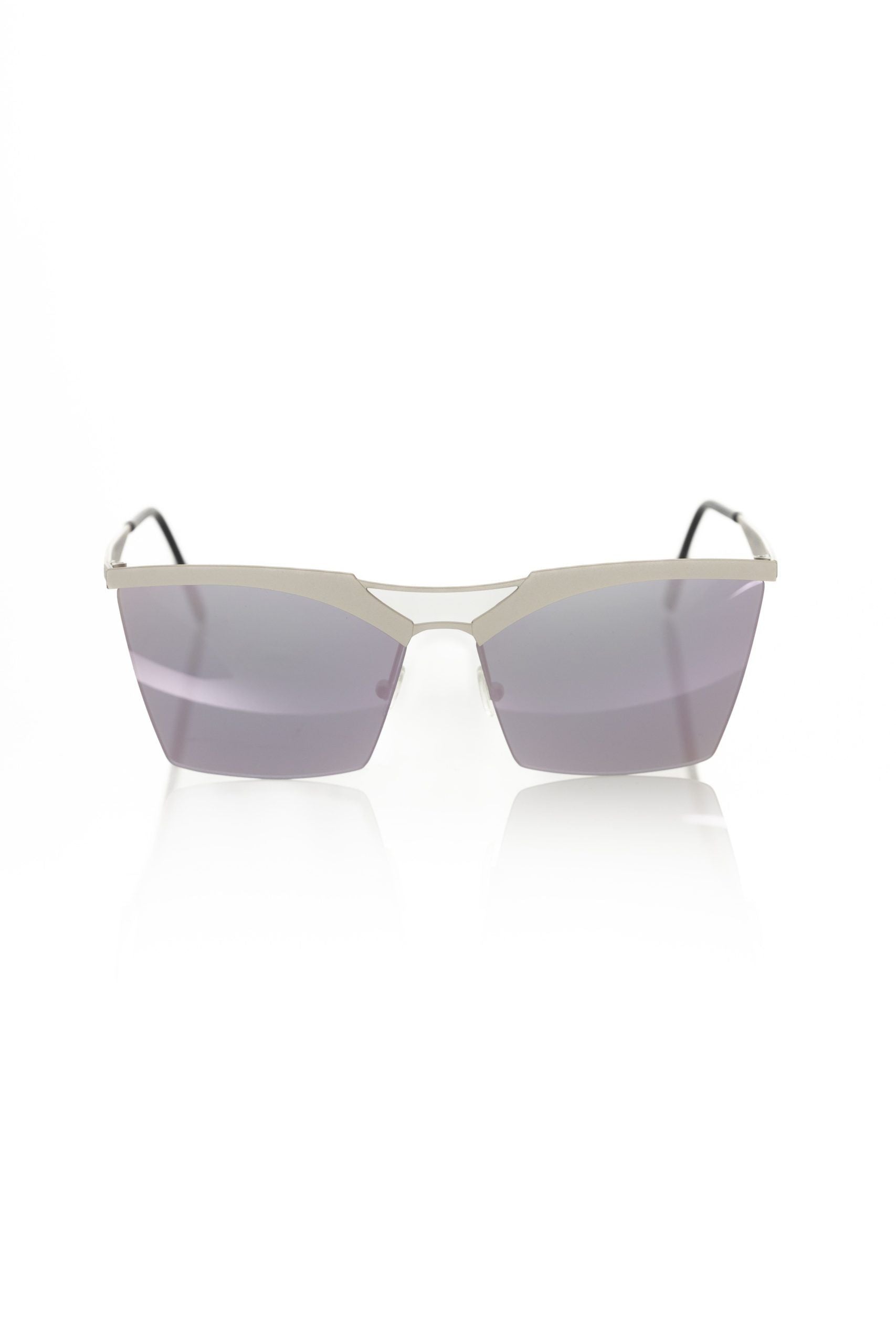 Frankie Morello Silver Metallic Women's Sunglass - ACCEXO